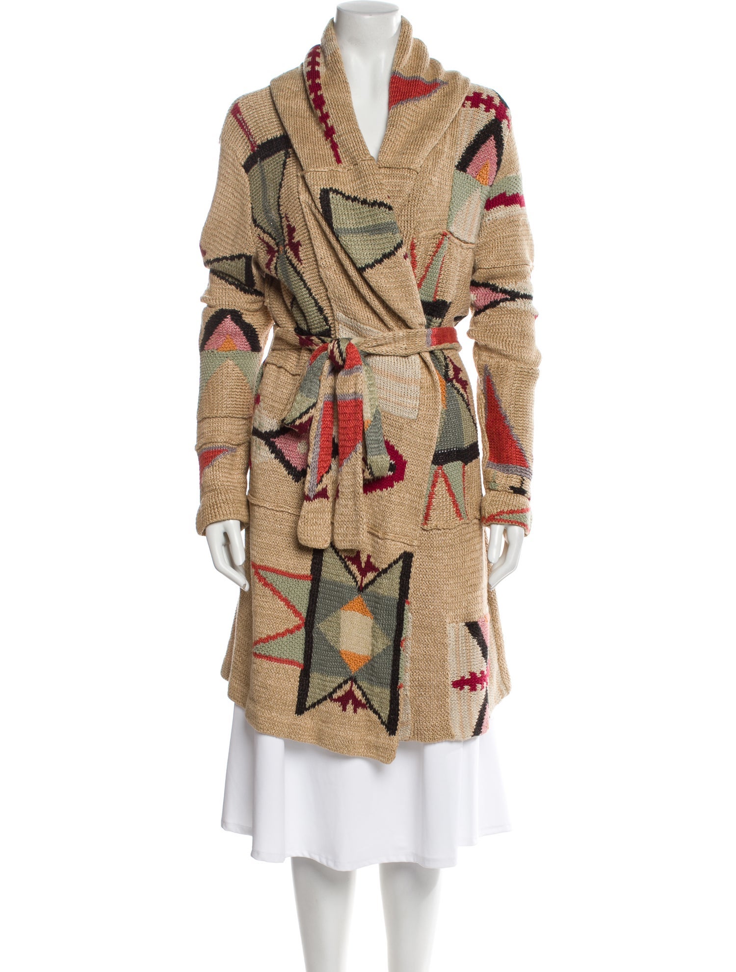 Ralph Lauren Collection Linen Printed Sweater