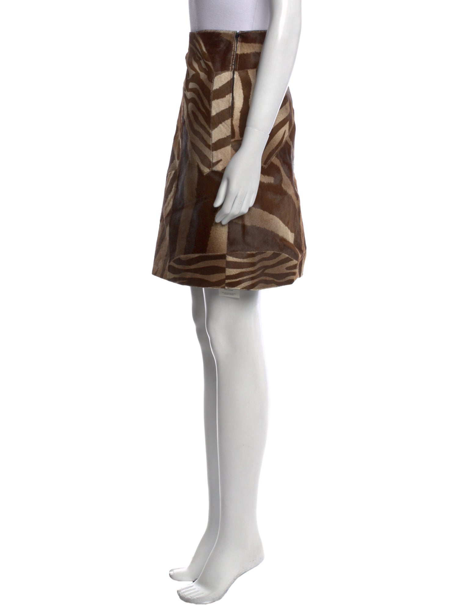 Ralph Lauren Collection Calfskin Knee-Length Skirt w/ Tags