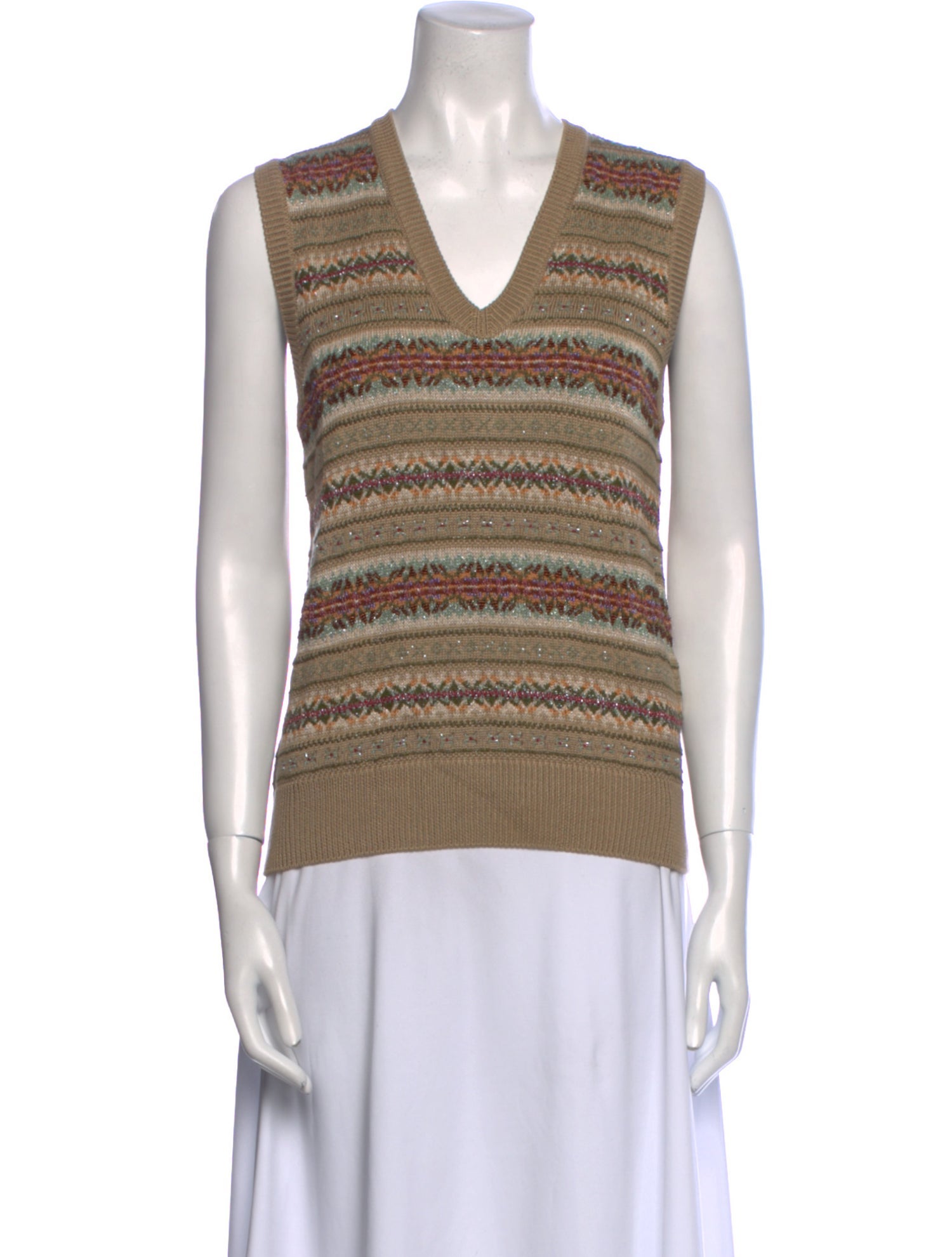 Ralph Lauren Collection Silk Striped Top w/ Tags