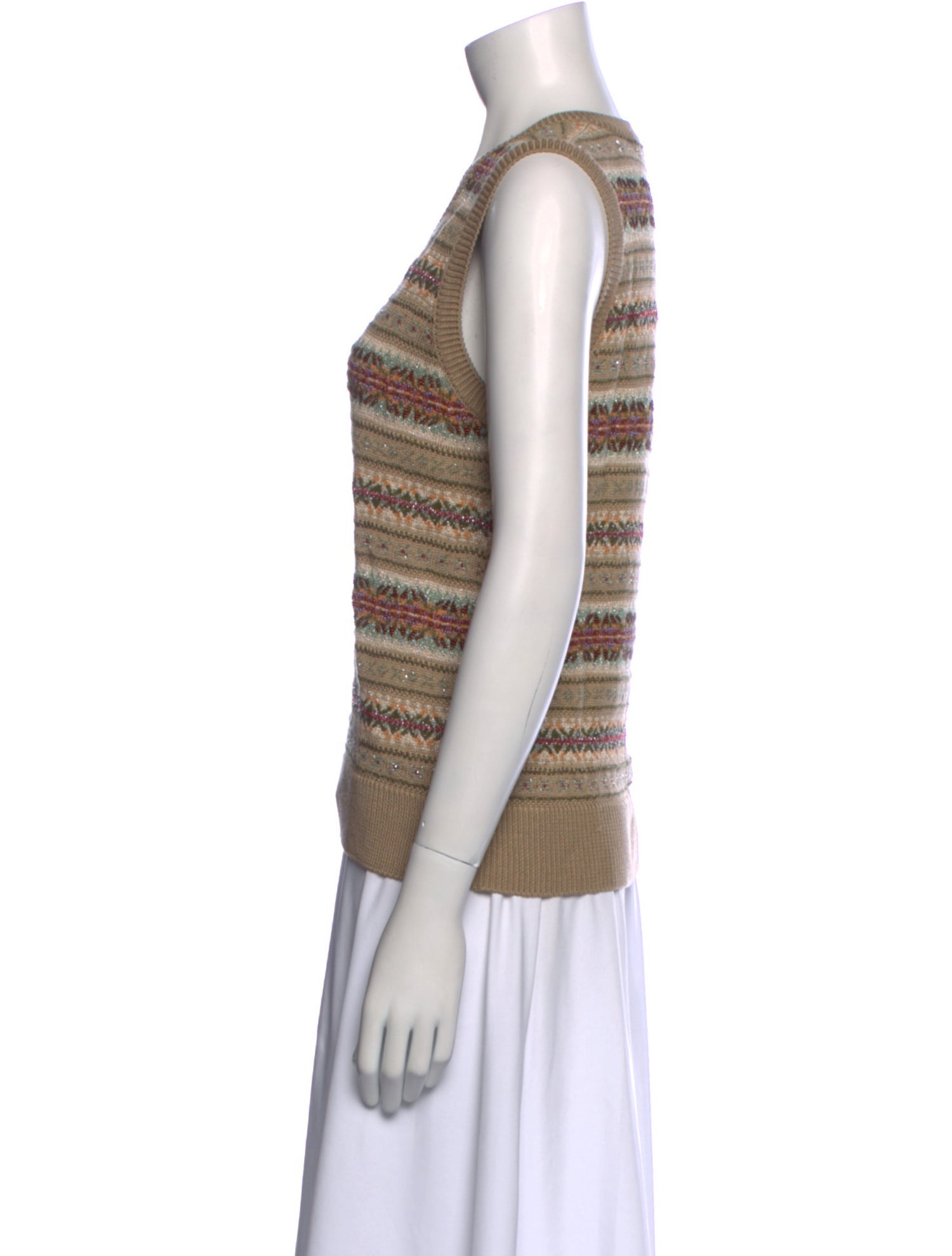 Ralph Lauren Collection Silk Striped Top w/ Tags