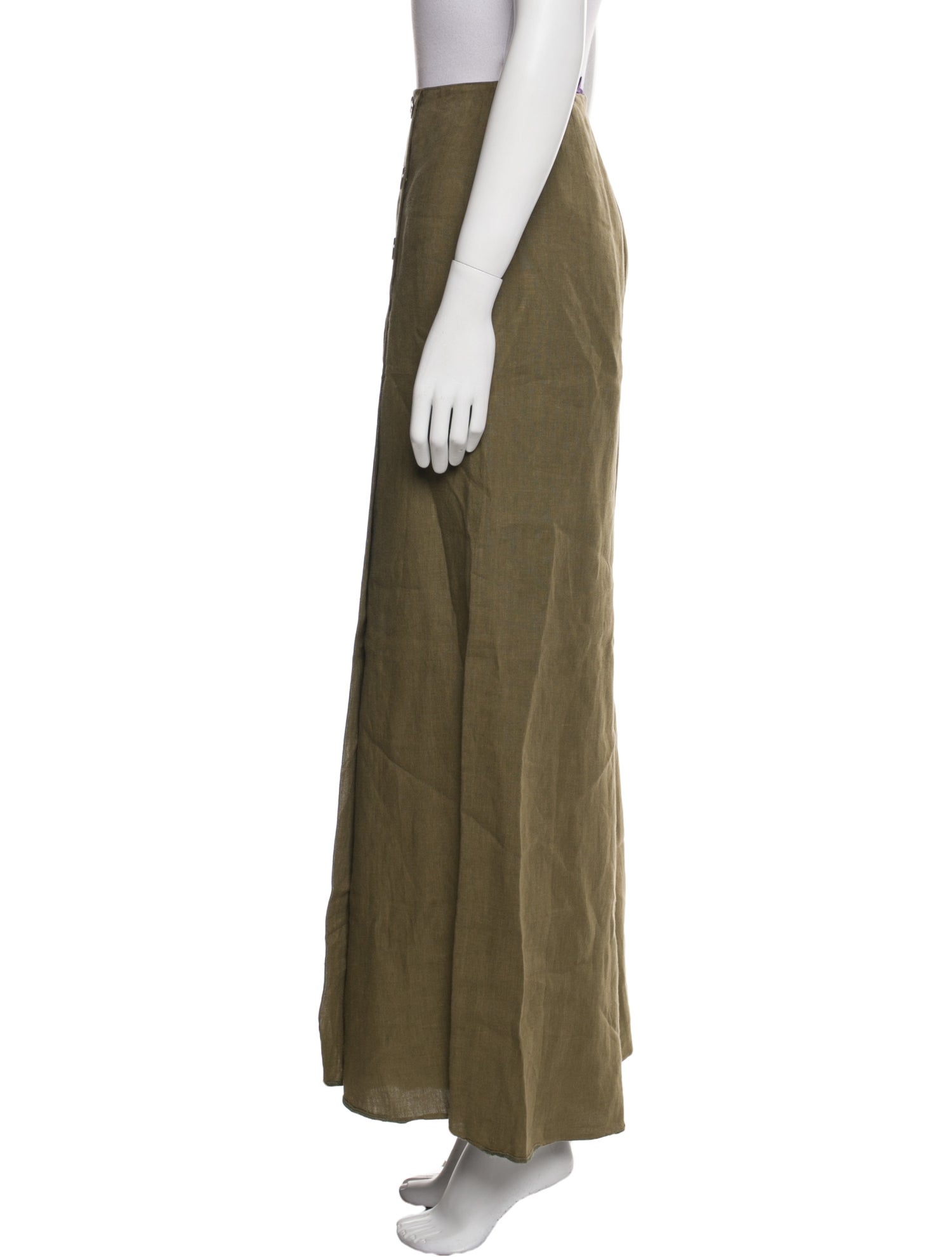 Ralph Lauren Collection Linen Wide Leg Pants