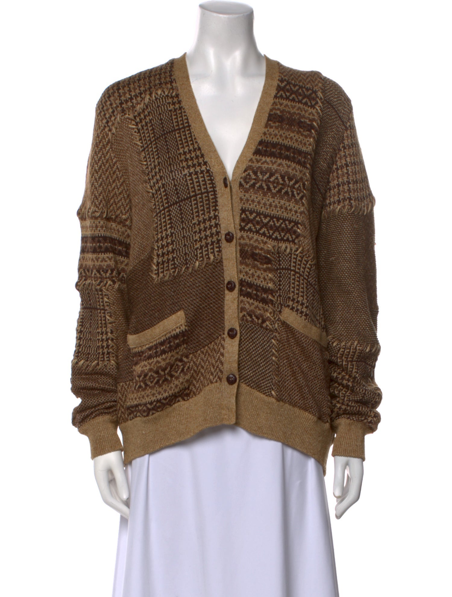 Ralph Lauren Collection Linen Striped Sweater