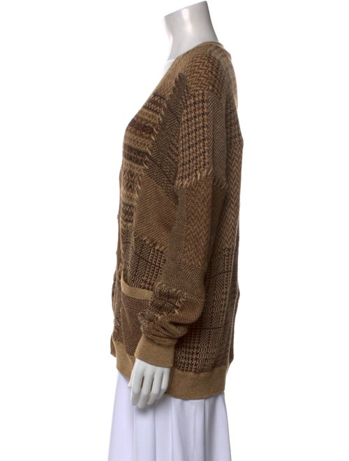 Ralph Lauren Collection Linen Striped Sweater