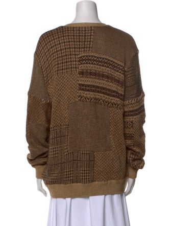 Ralph Lauren Collection Linen Striped Sweater