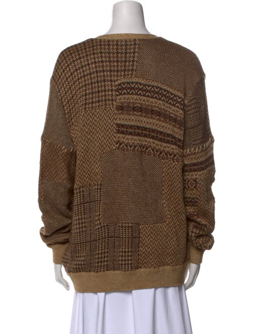 Ralph Lauren Collection Linen Striped Sweater