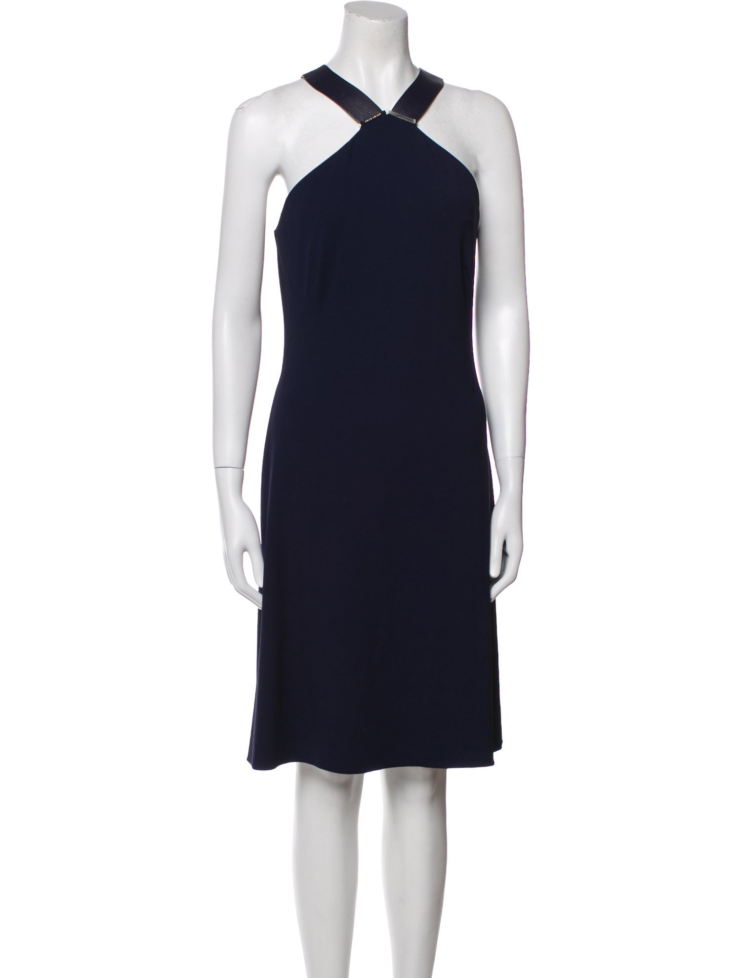 Ralph Lauren Collection Halterneck Knee-Length Dress w/ Tags