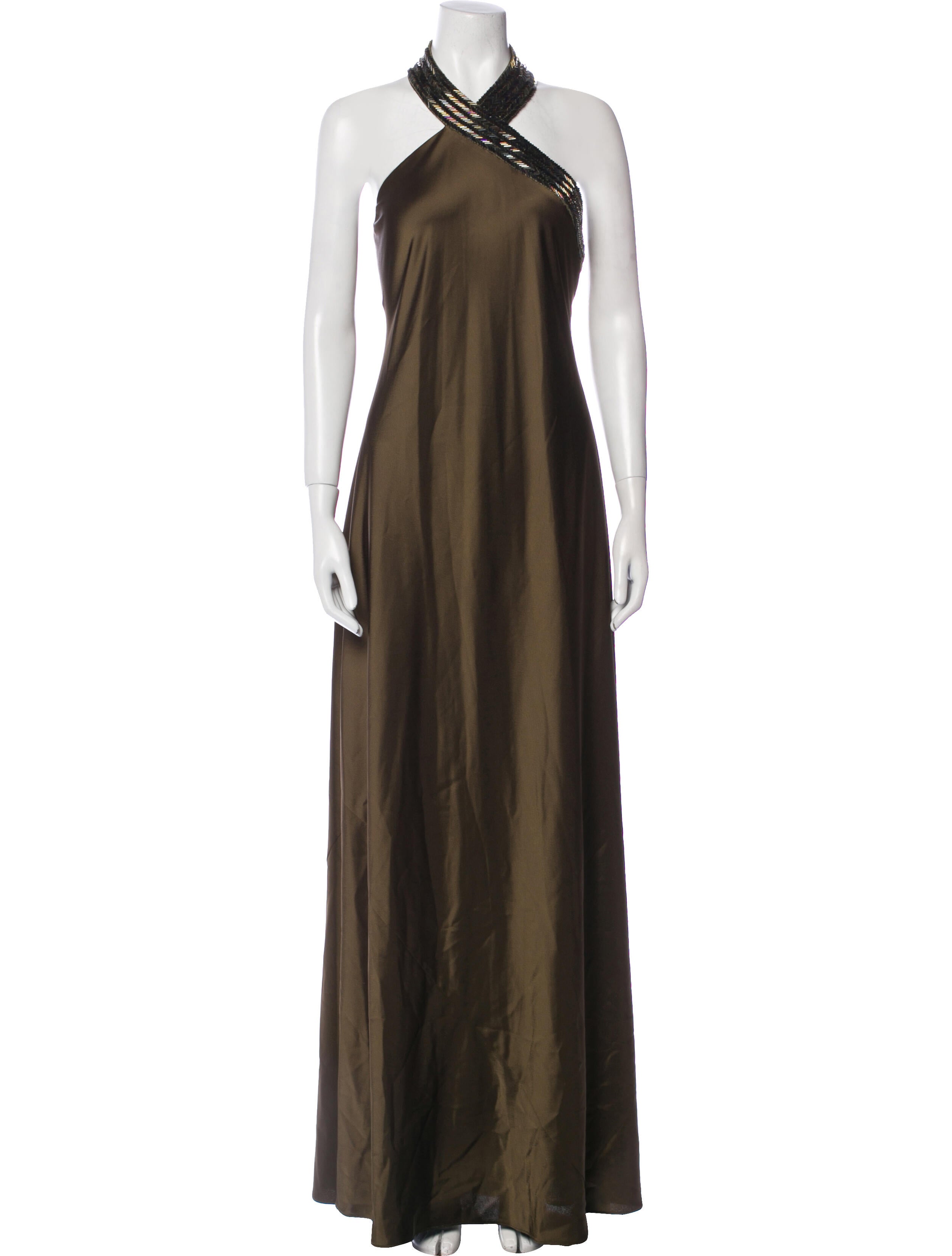 Ralph Lauren Collection Halterneck Long Dress w/ Tags