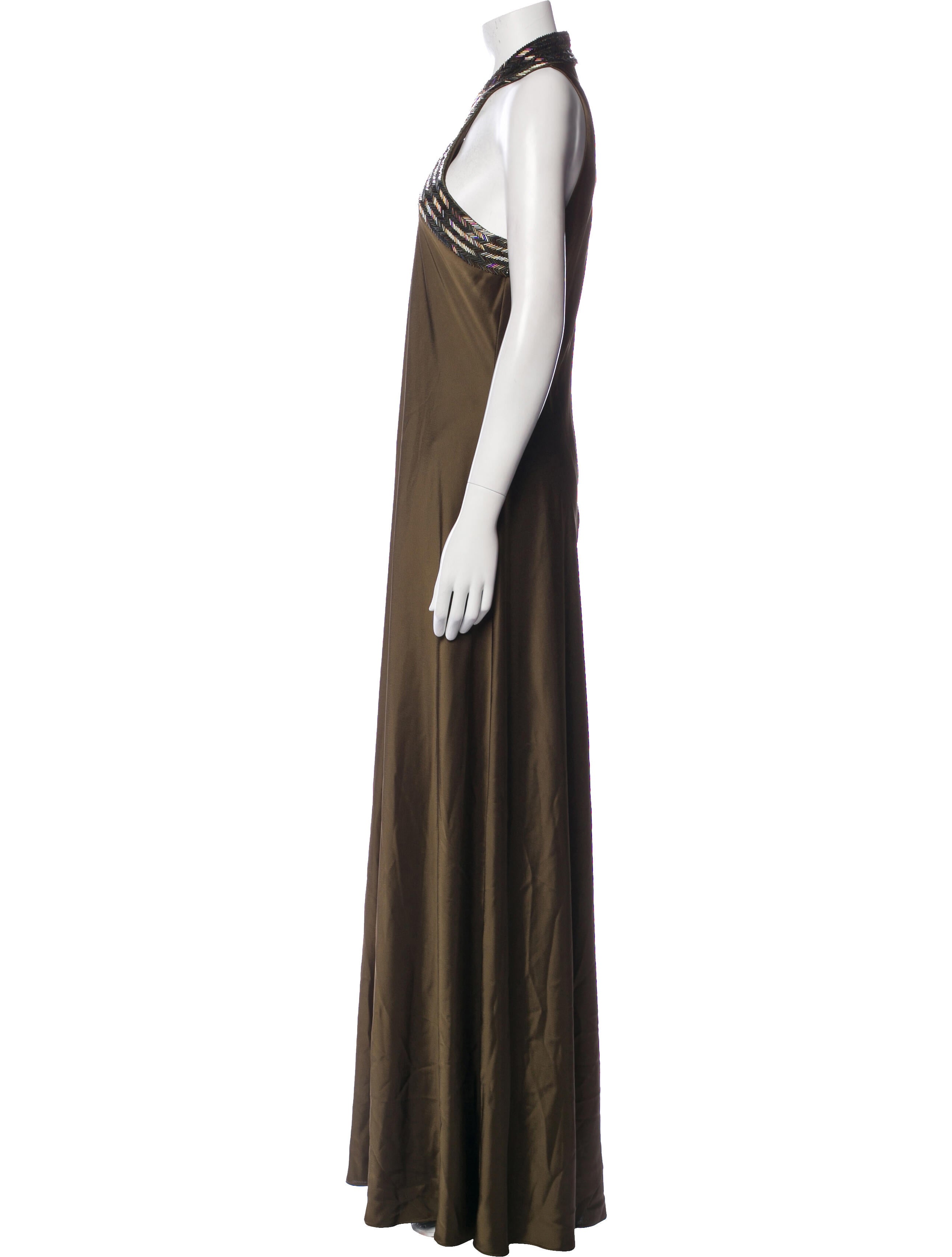 Ralph Lauren Collection Halterneck Long Dress w/ Tags