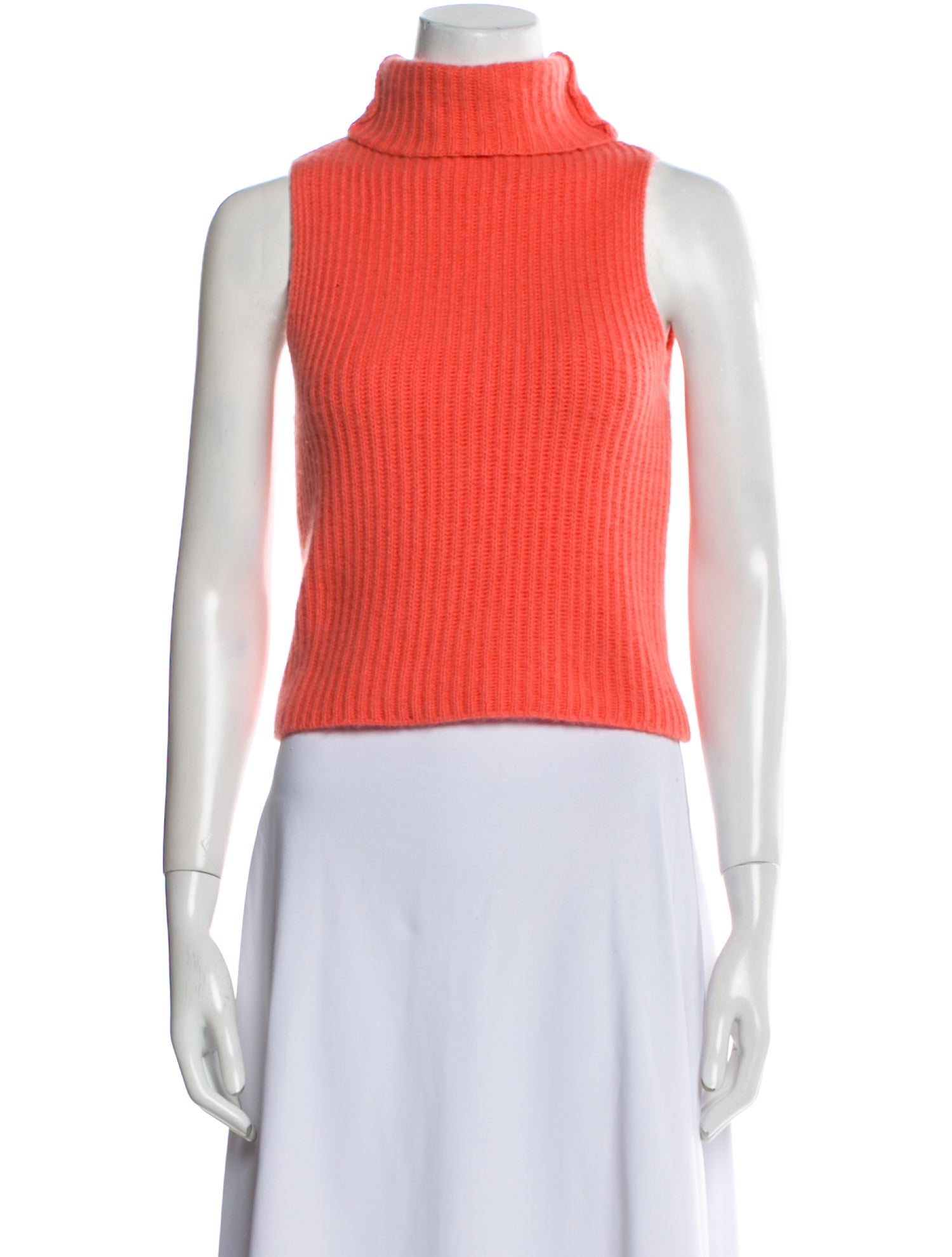 Ralph Lauren Collection Cashmere Turtleneck Crop Top