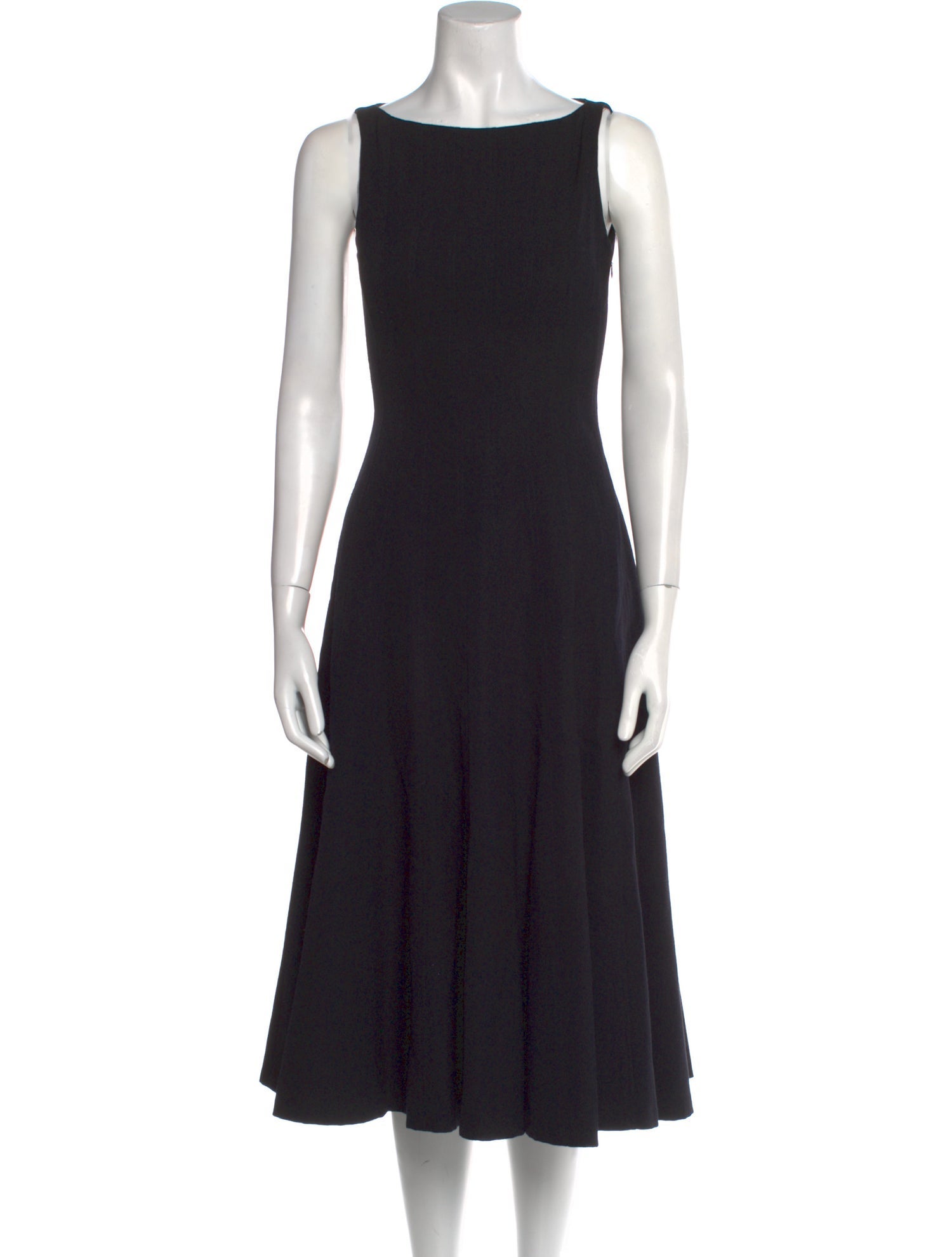 Ralph Lauren Collection Wool Midi Length Dress