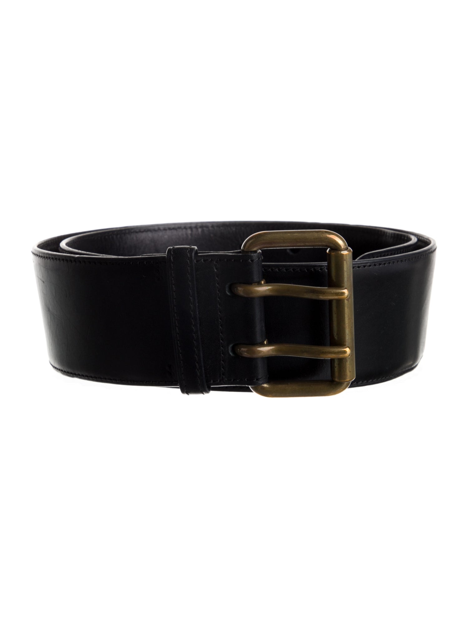 Ralph Lauren Collection Wide Leather Belt