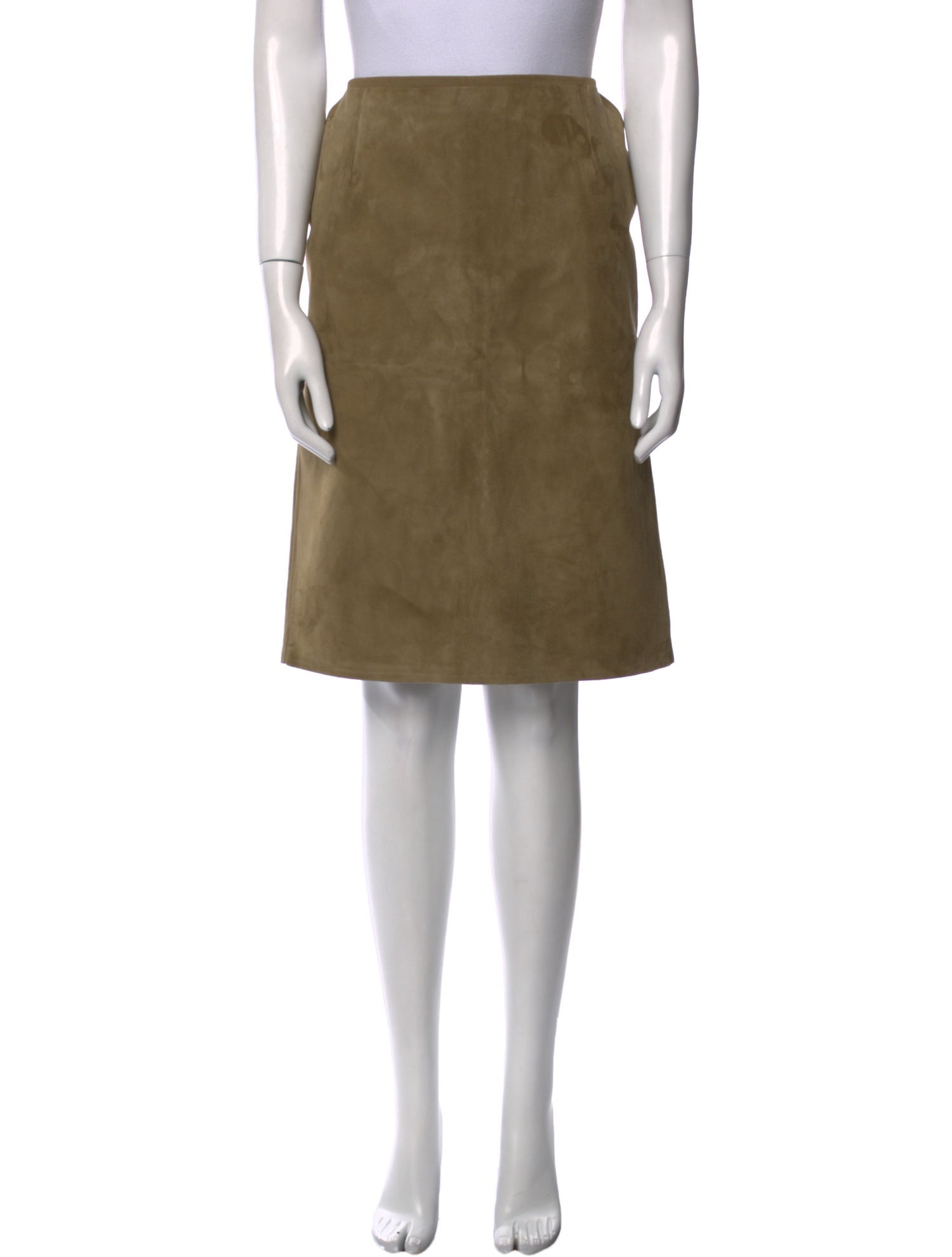 Ralph Lauren Collection Lambskin Knee-Length Skirt w/ Tags