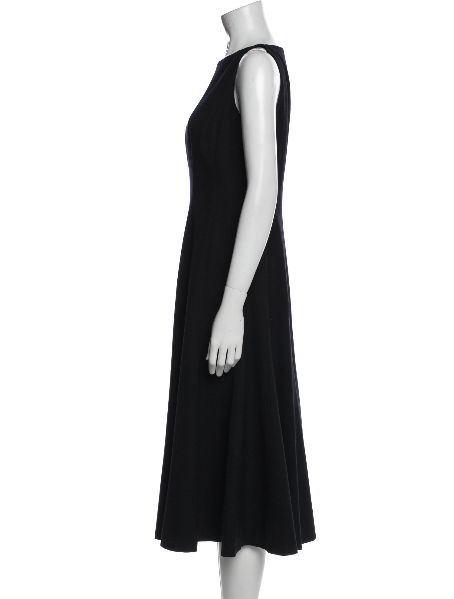 Ralph Lauren Collection Wool Midi Length Dress