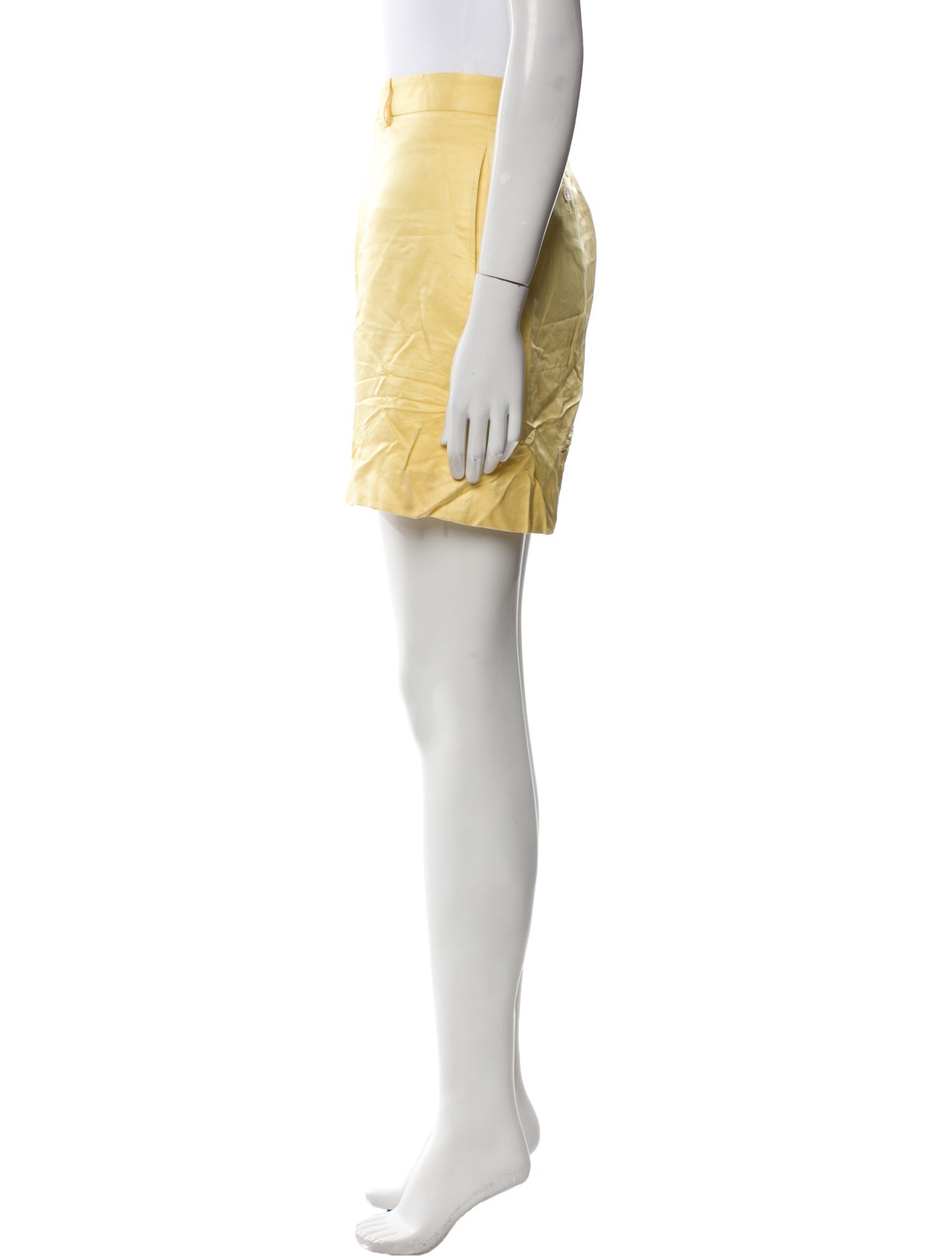 Ralph Lauren Purple Label Silk Mini Shorts