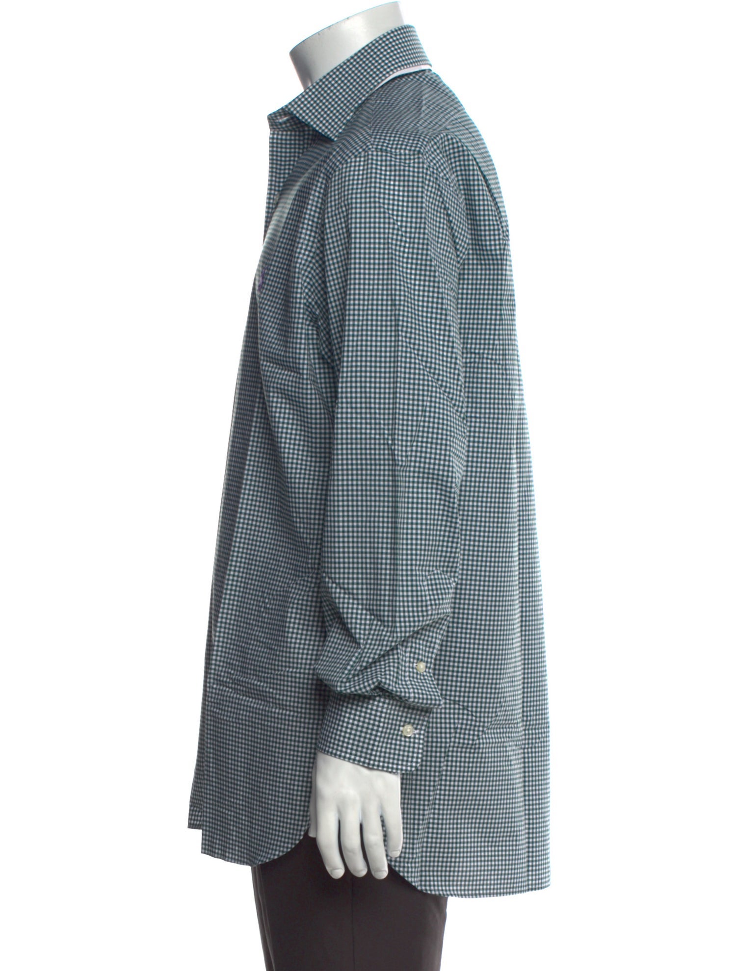 Ralph Lauren Collection Plaid Print Long Sleeve Dress Shirt w/ Tags