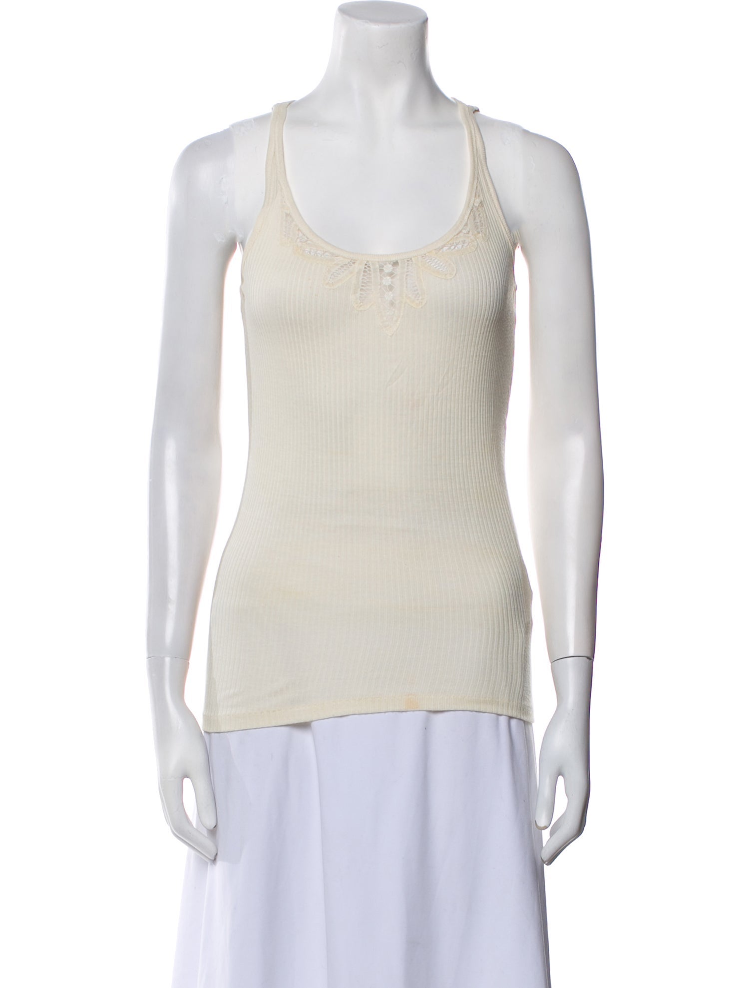 Ralph Lauren Collection Scoop Neck Sleeveless Top