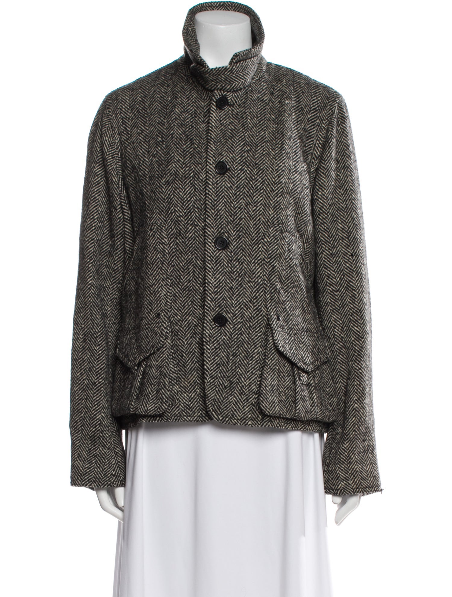 Ralph Lauren Collection Cashmere Tweed Pattern Evening Jacket