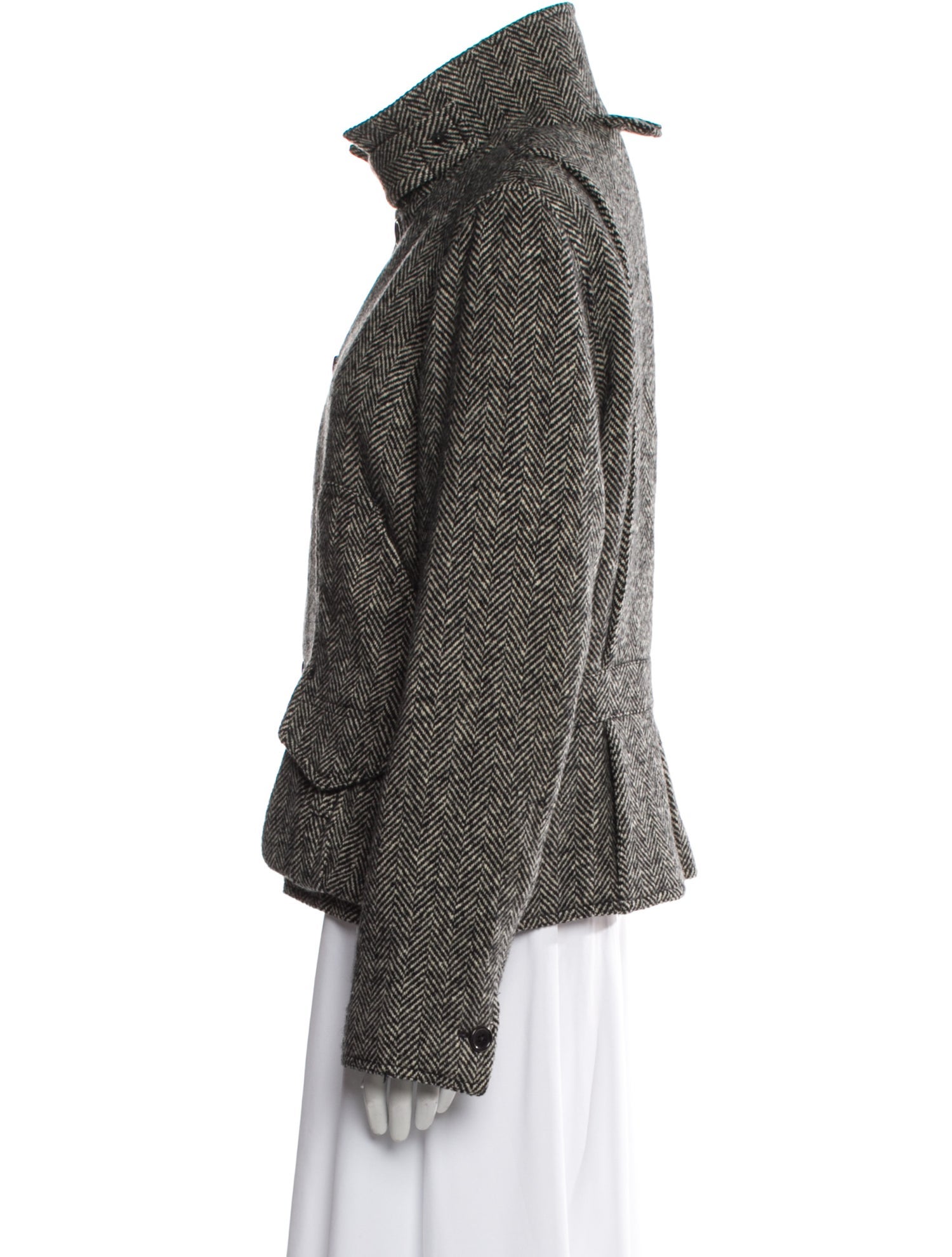 Ralph Lauren Collection Cashmere Tweed Pattern Evening Jacket