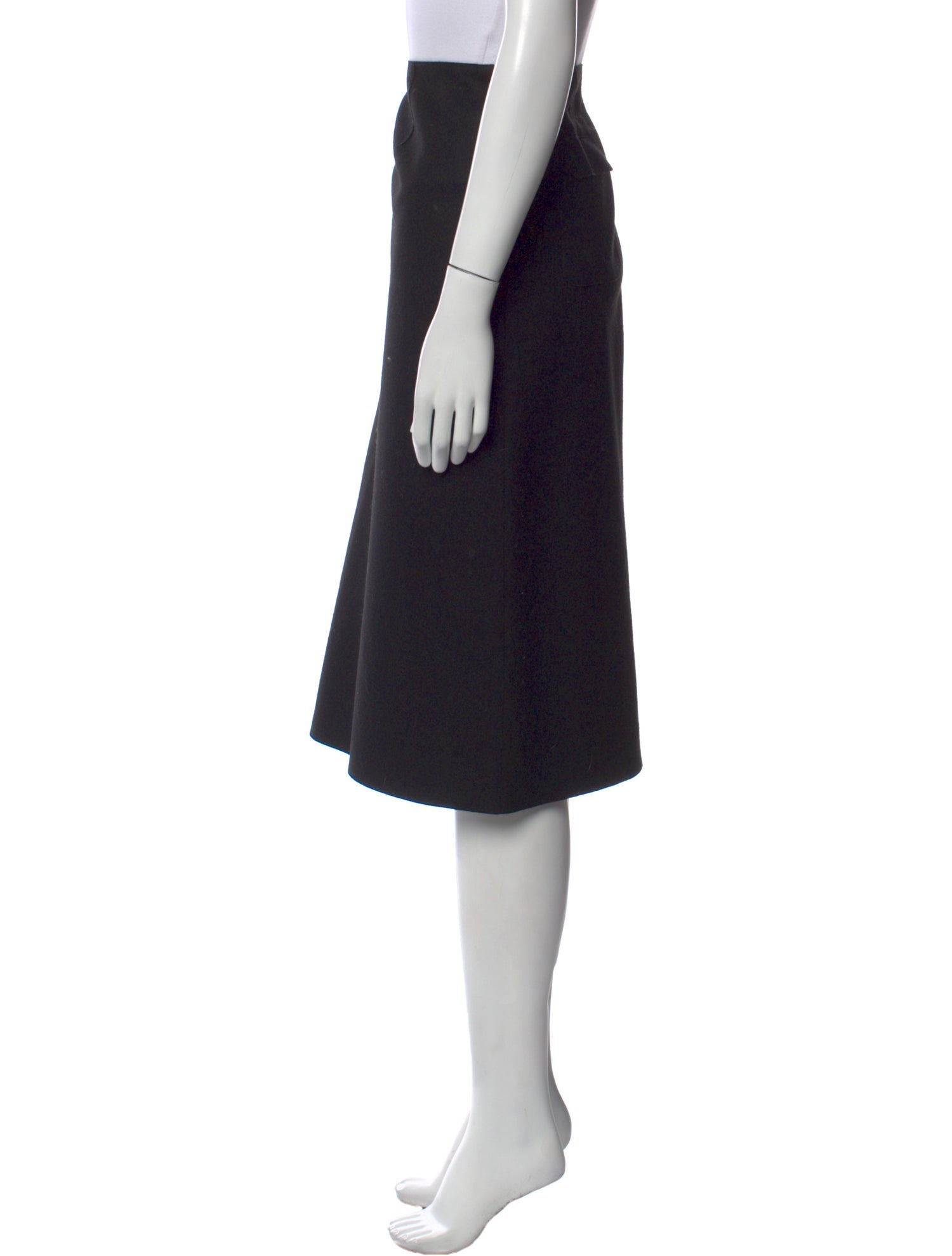 Ralph Lauren Collection Wool Knee-Length Skirt