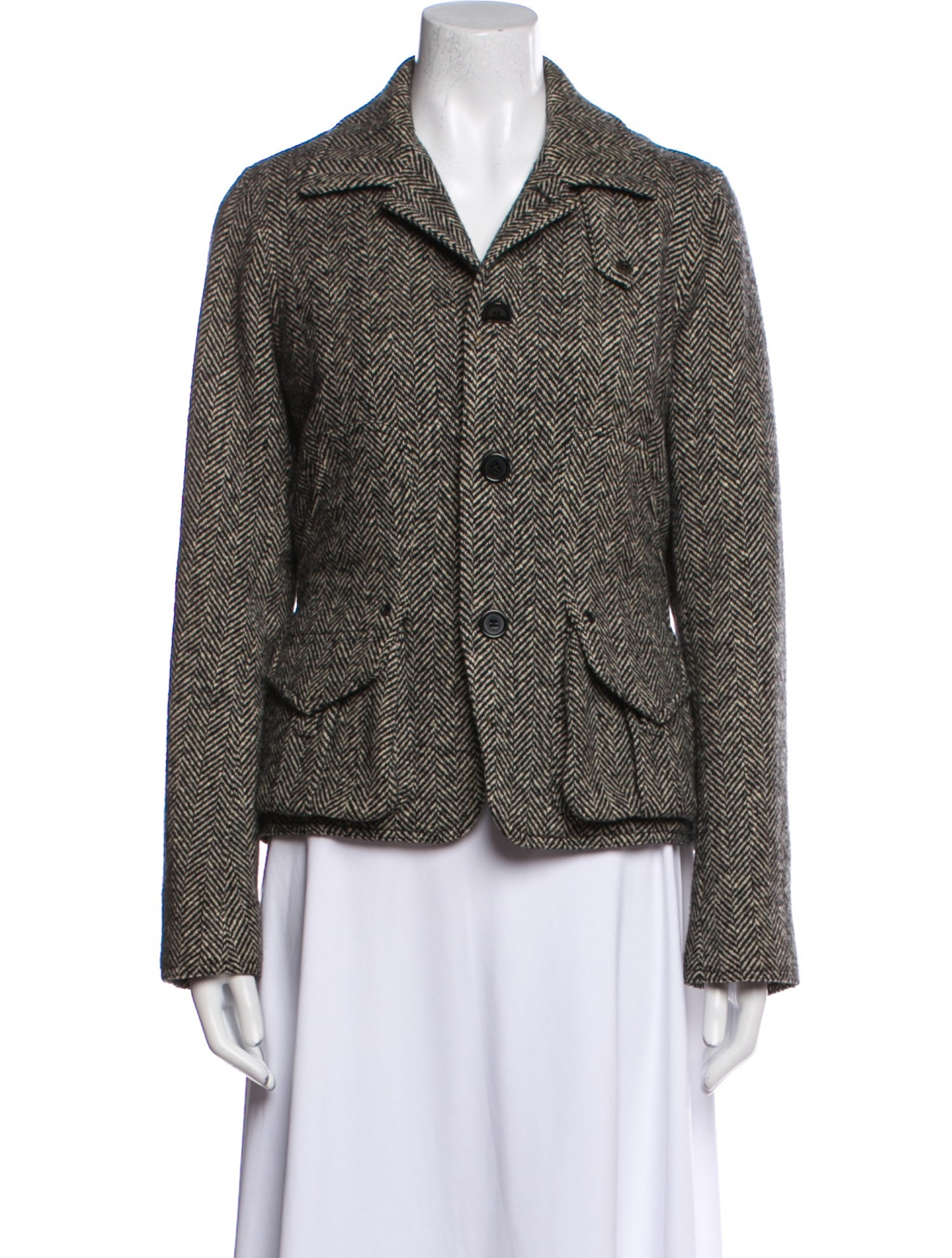 Ralph Lauren Collection Cashmere Printed Blazer