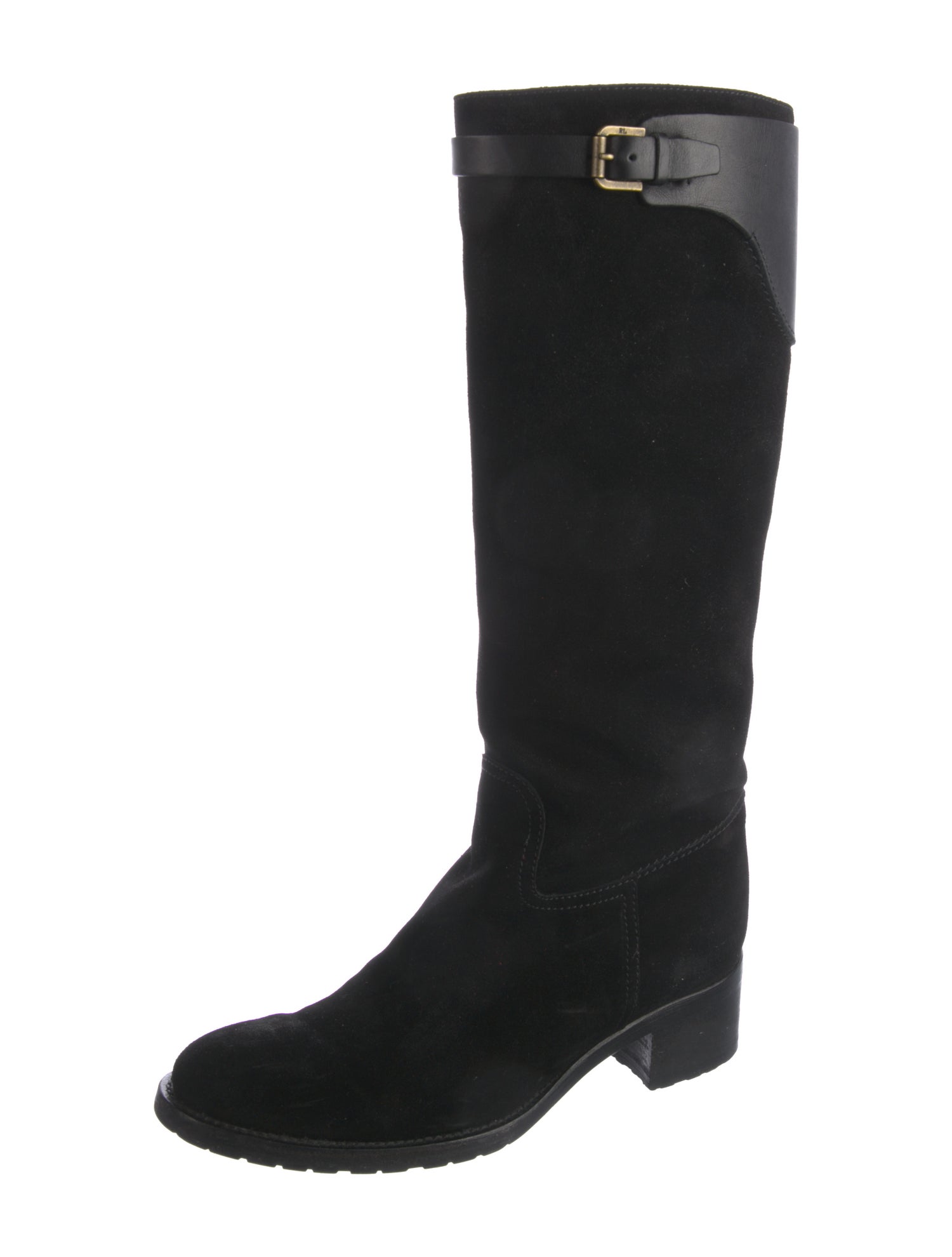Ralph Lauren Collection Suede Riding Boots