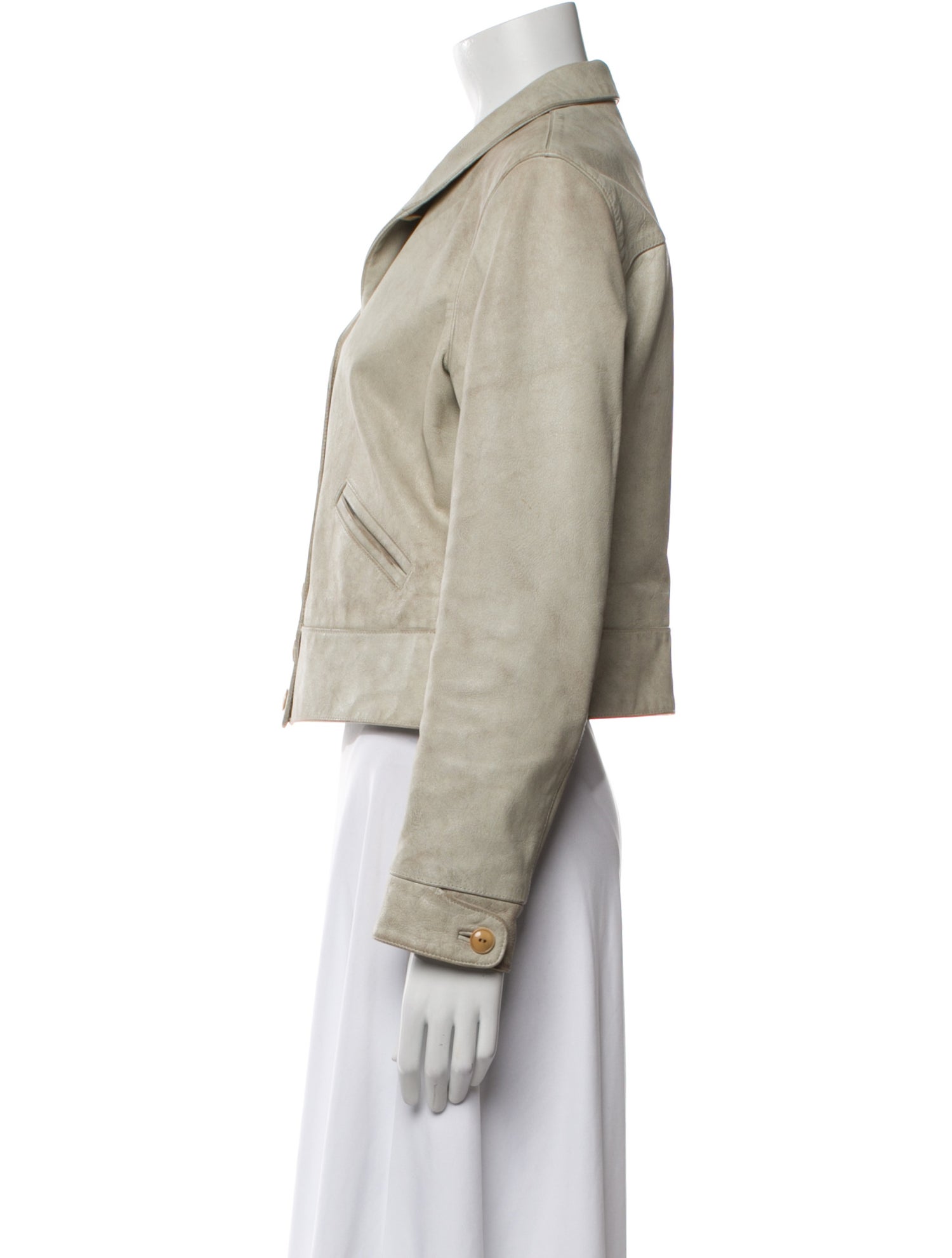 Ralph Lauren Purple Label Calf Leather Blazer