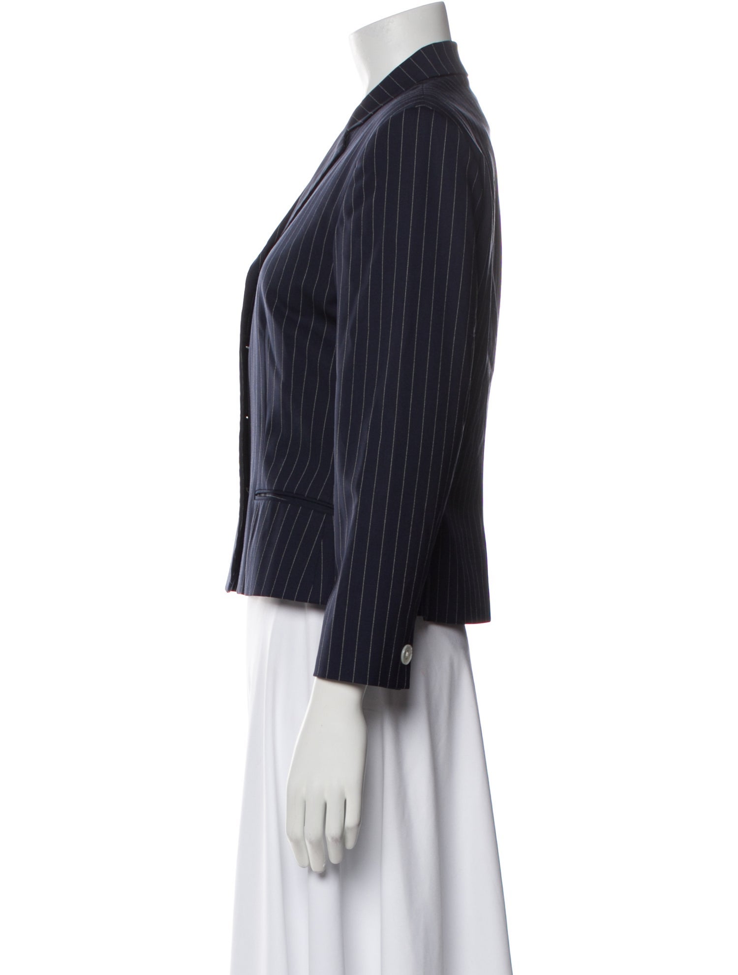 Ralph Lauren Purple Label Wool Striped Blazer