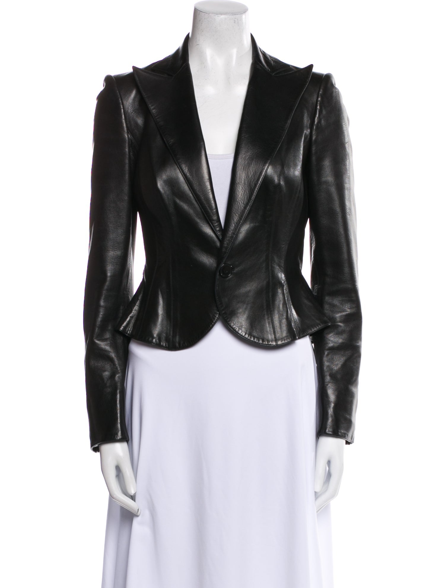 Ralph Lauren Collection Leather Blazer