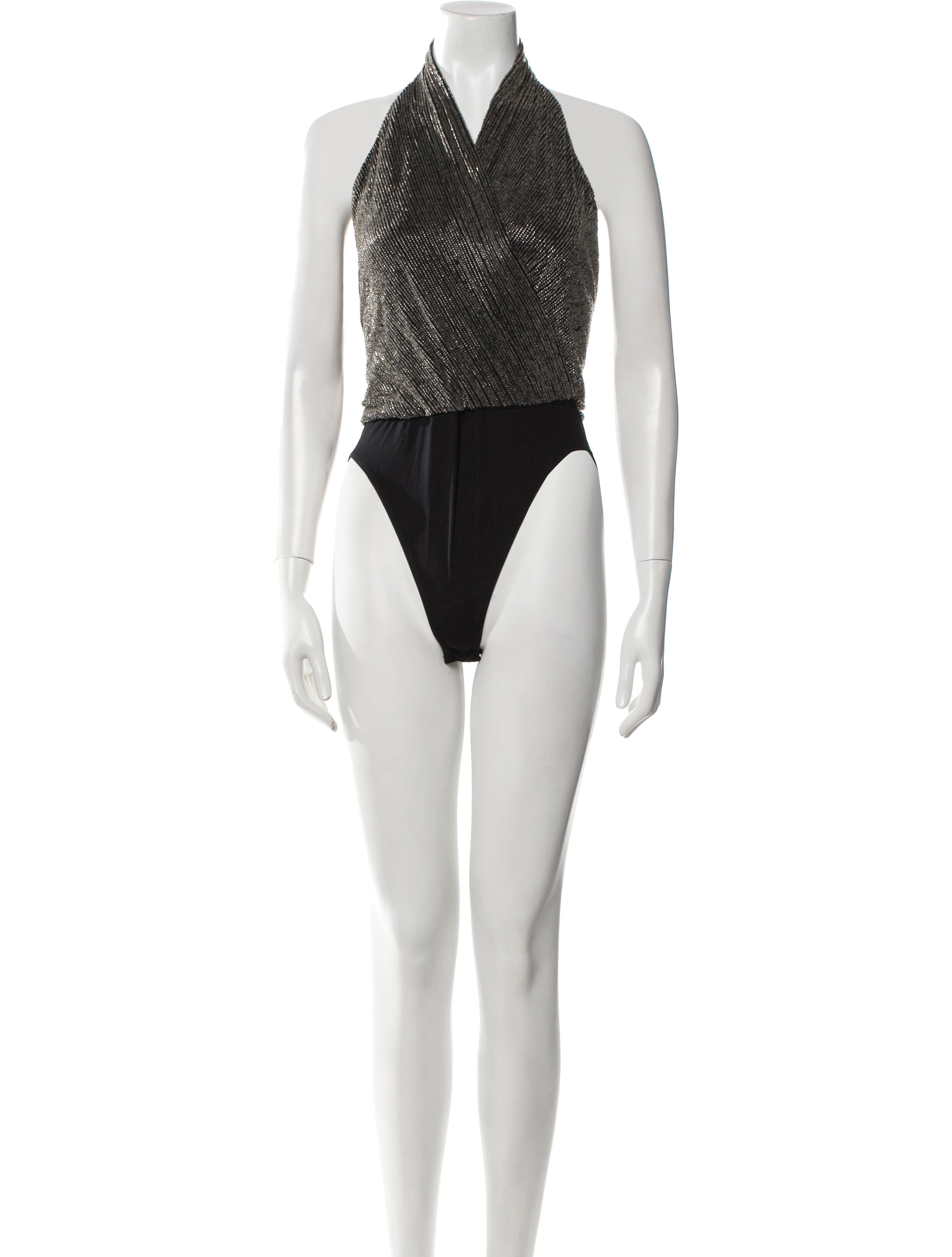 Ralph Lauren Collection Halterneck Sleeveless Bodysuit