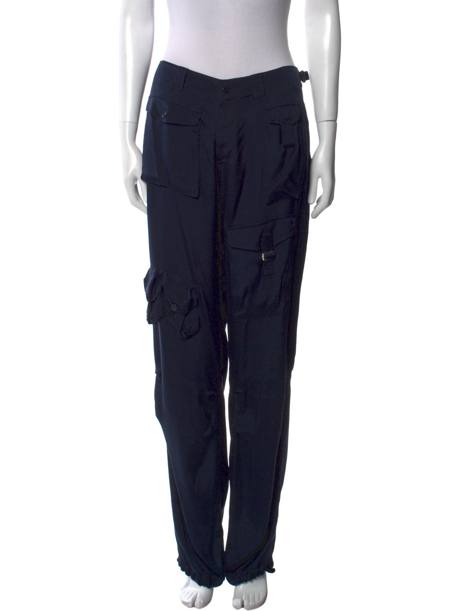 Ralph Lauren Collection Silk Skinny Leg Pants