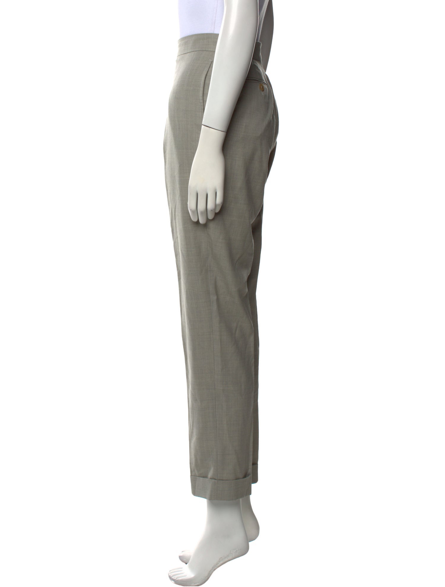 Ralph Lauren Collection Wool Straight Leg Pants