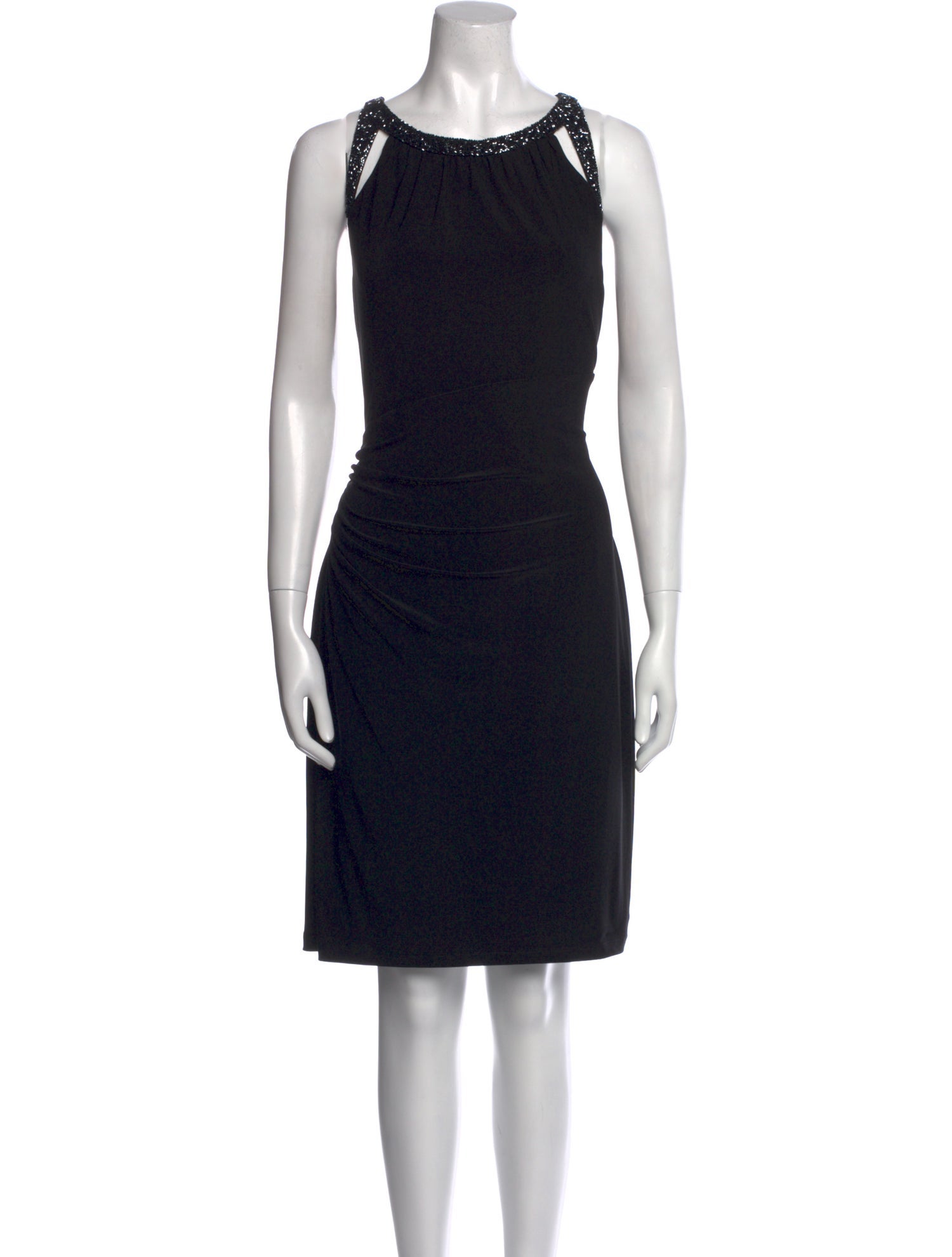 Ralph Lauren Collection Scoop Neck Knee-Length Dress