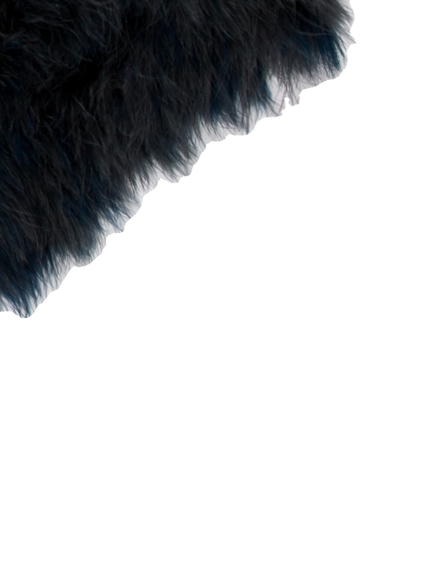 Ralph Lauren Collection Ostrich Feather Scarf