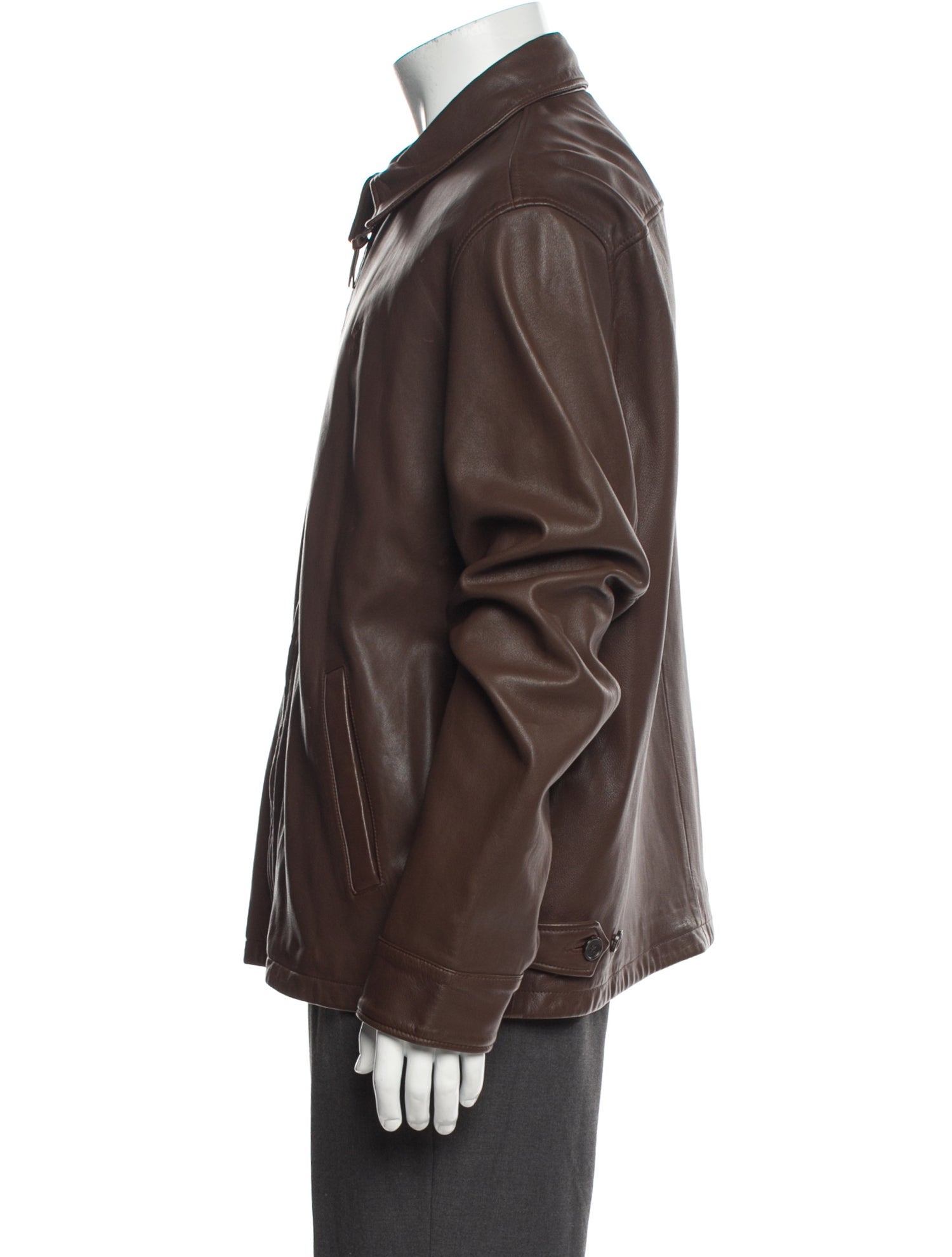 Ralph Lauren Collection Lamb Leather Moto Jacket