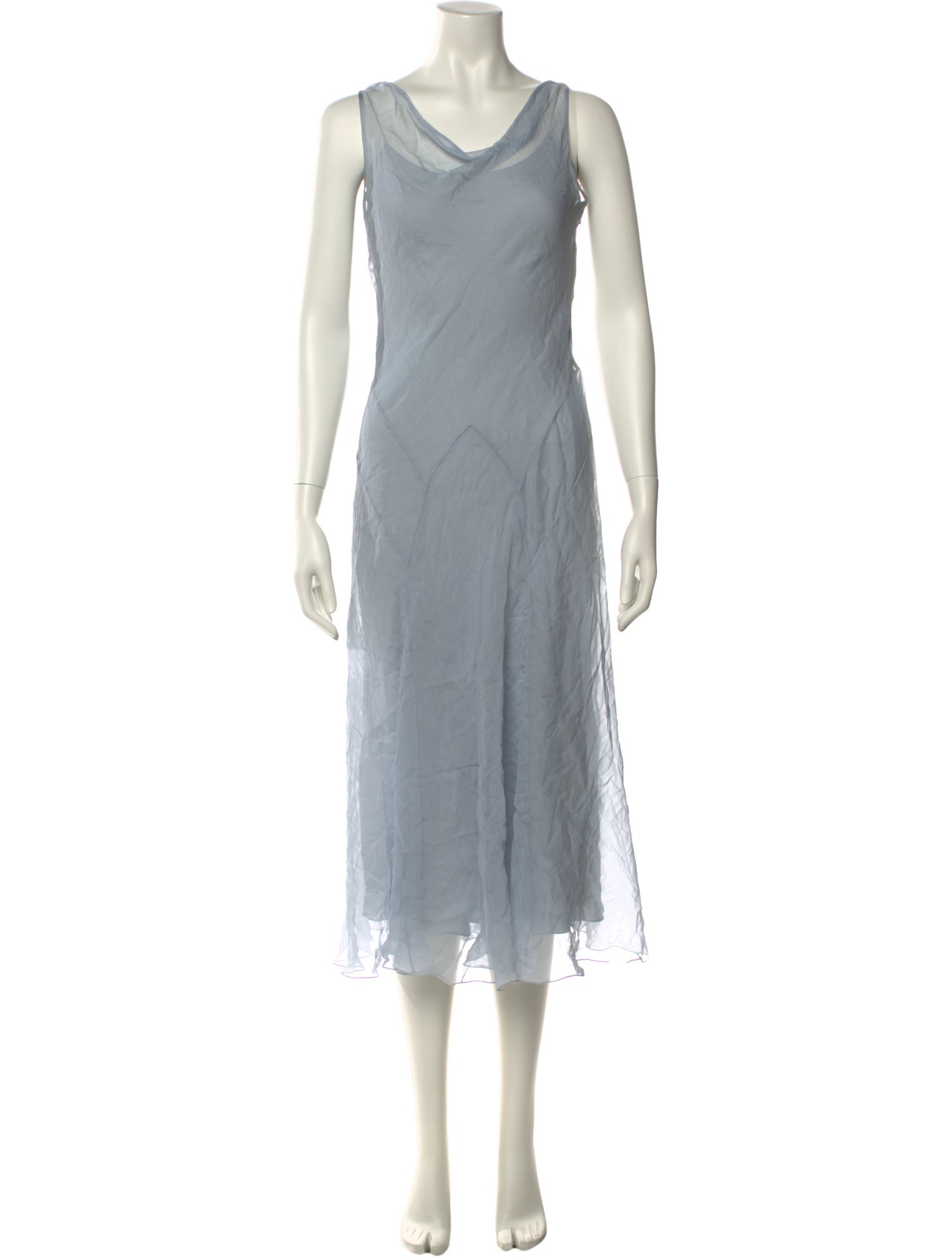 Ralph Lauren Collection Silk Midi Length Dress
