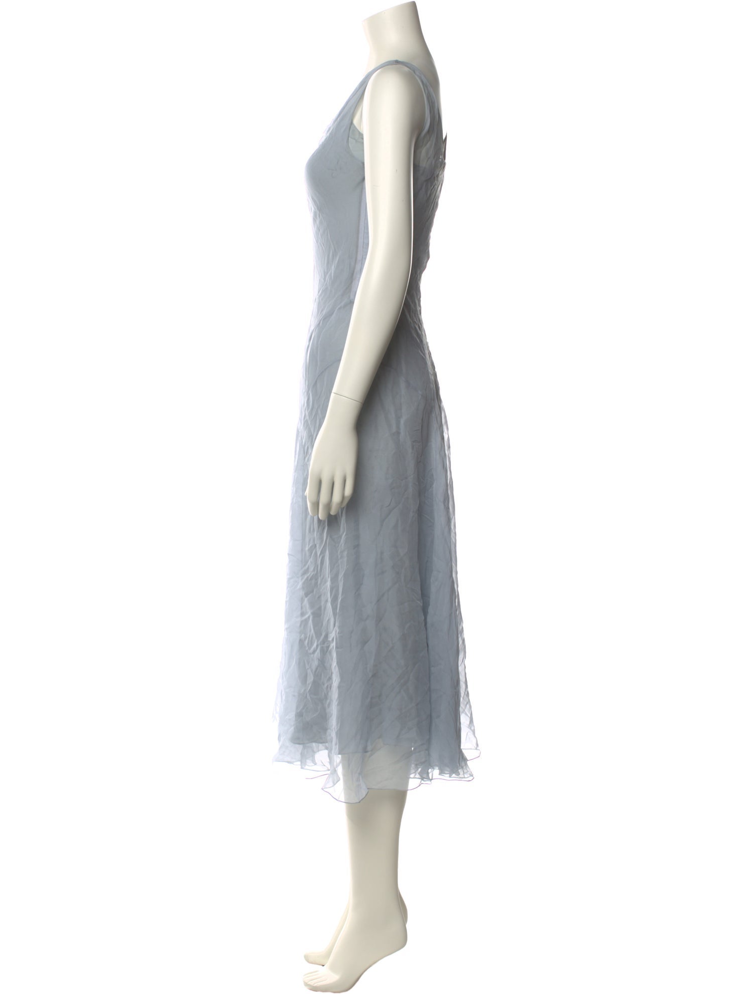 Ralph Lauren Collection Silk Midi Length Dress