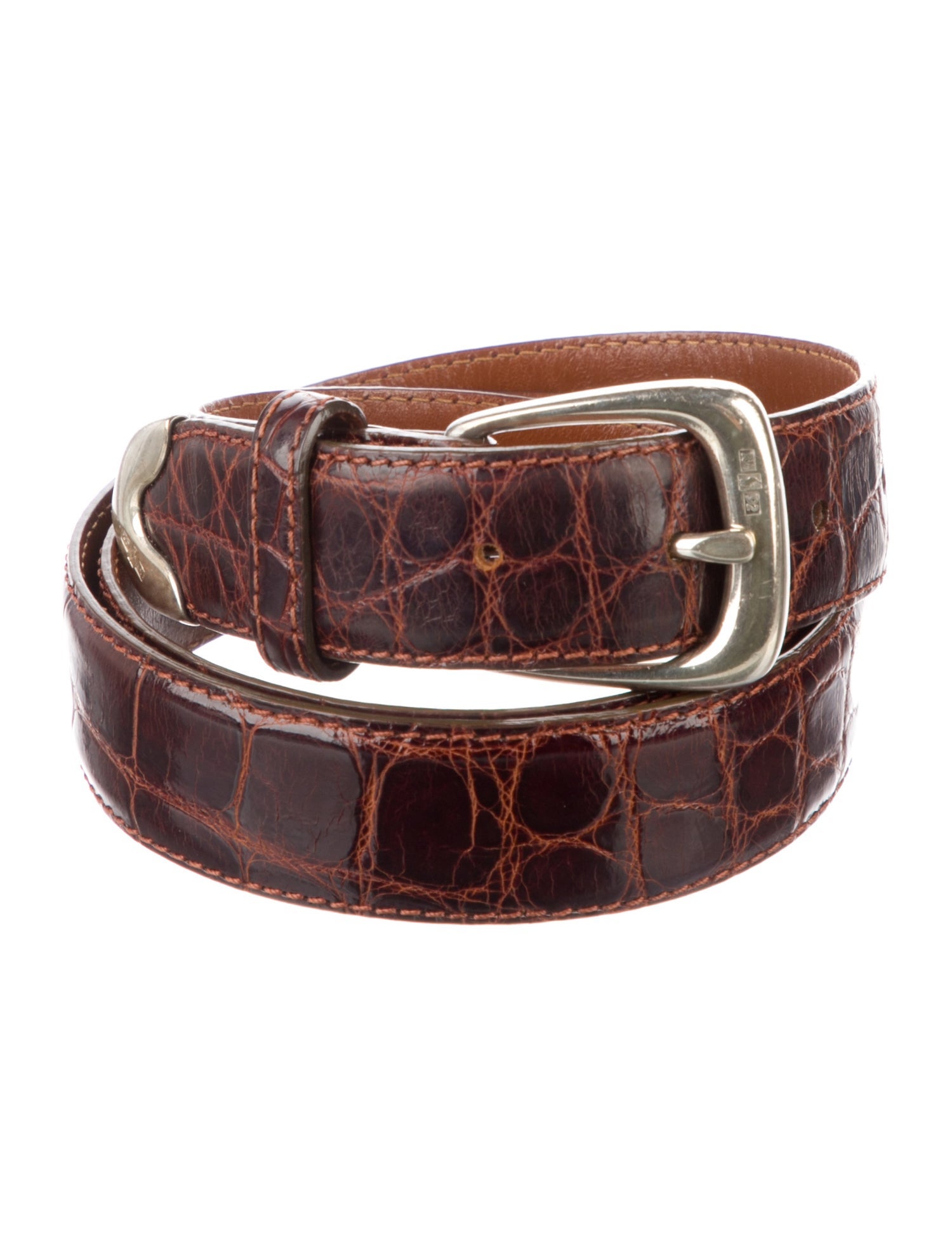 Ralph Lauren Collection Alligator Waist Belt