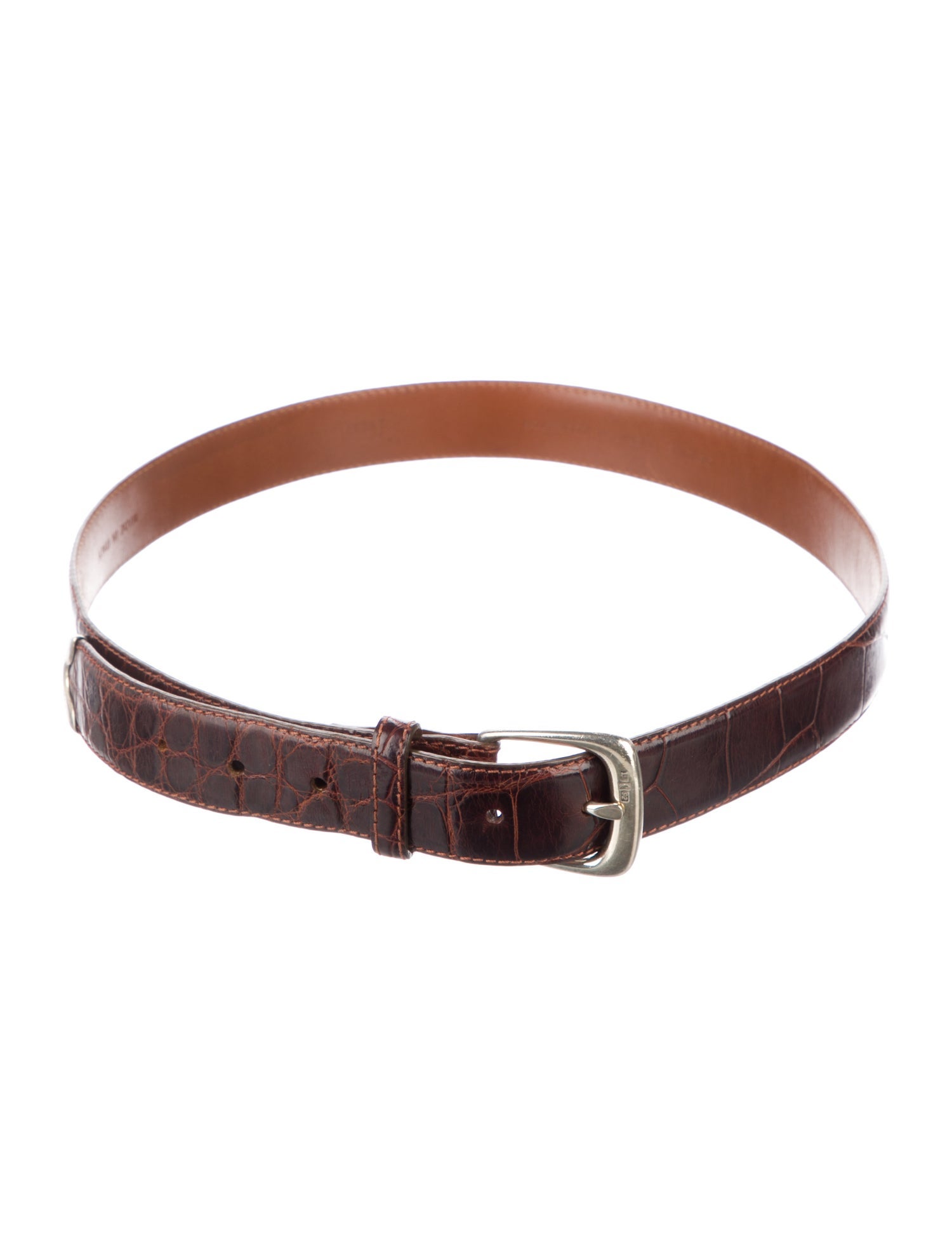 Ralph Lauren Collection Alligator Waist Belt