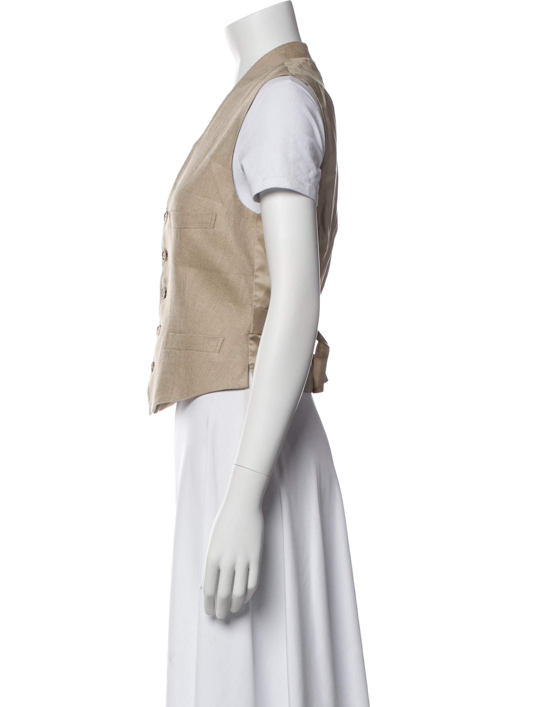 Ralph Lauren Collection Silk Vest w/ Tags