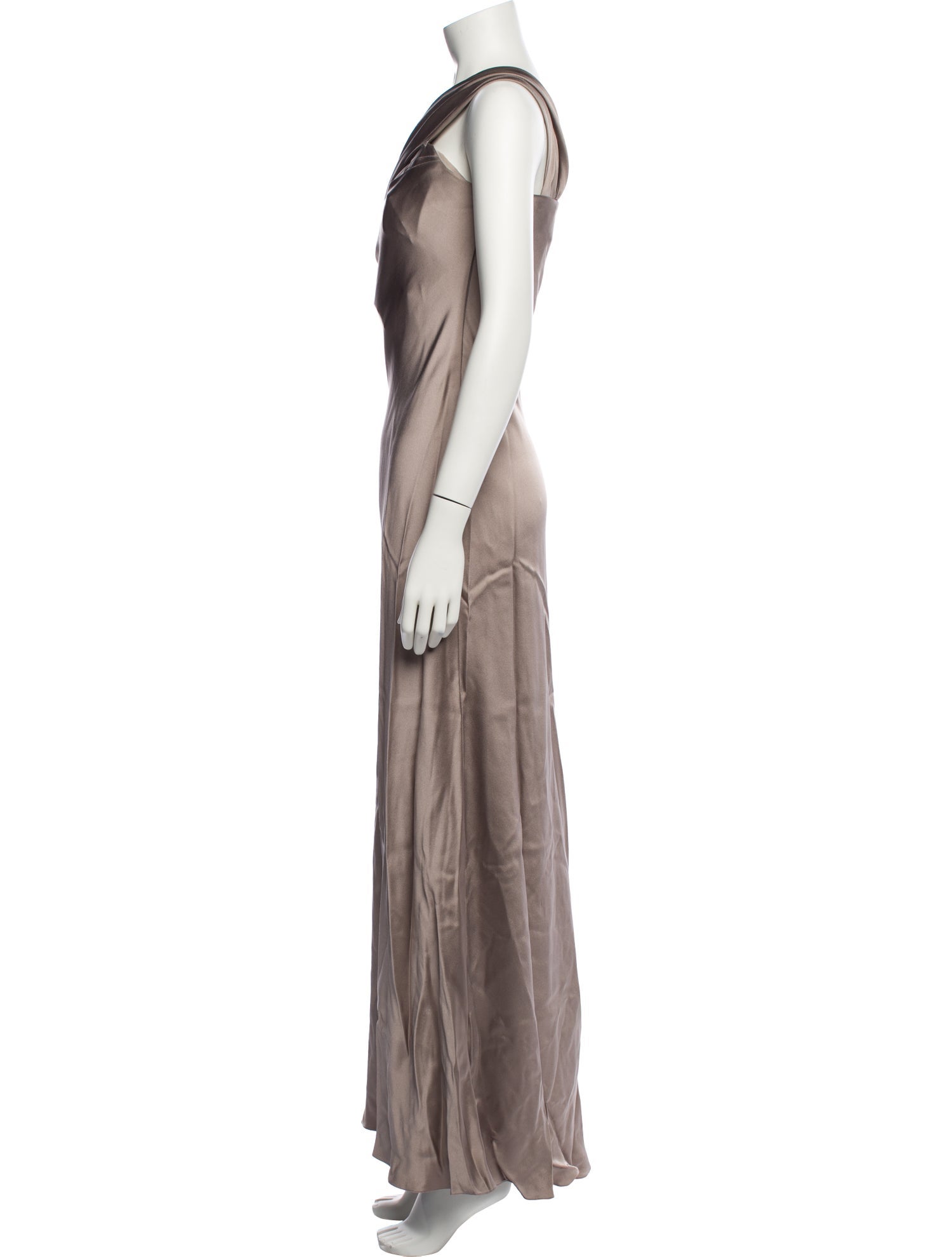 Ralph Lauren Collection Silk Long Dress - Neutrals Dresses, Clothing -  RAL69658 | The RealReal