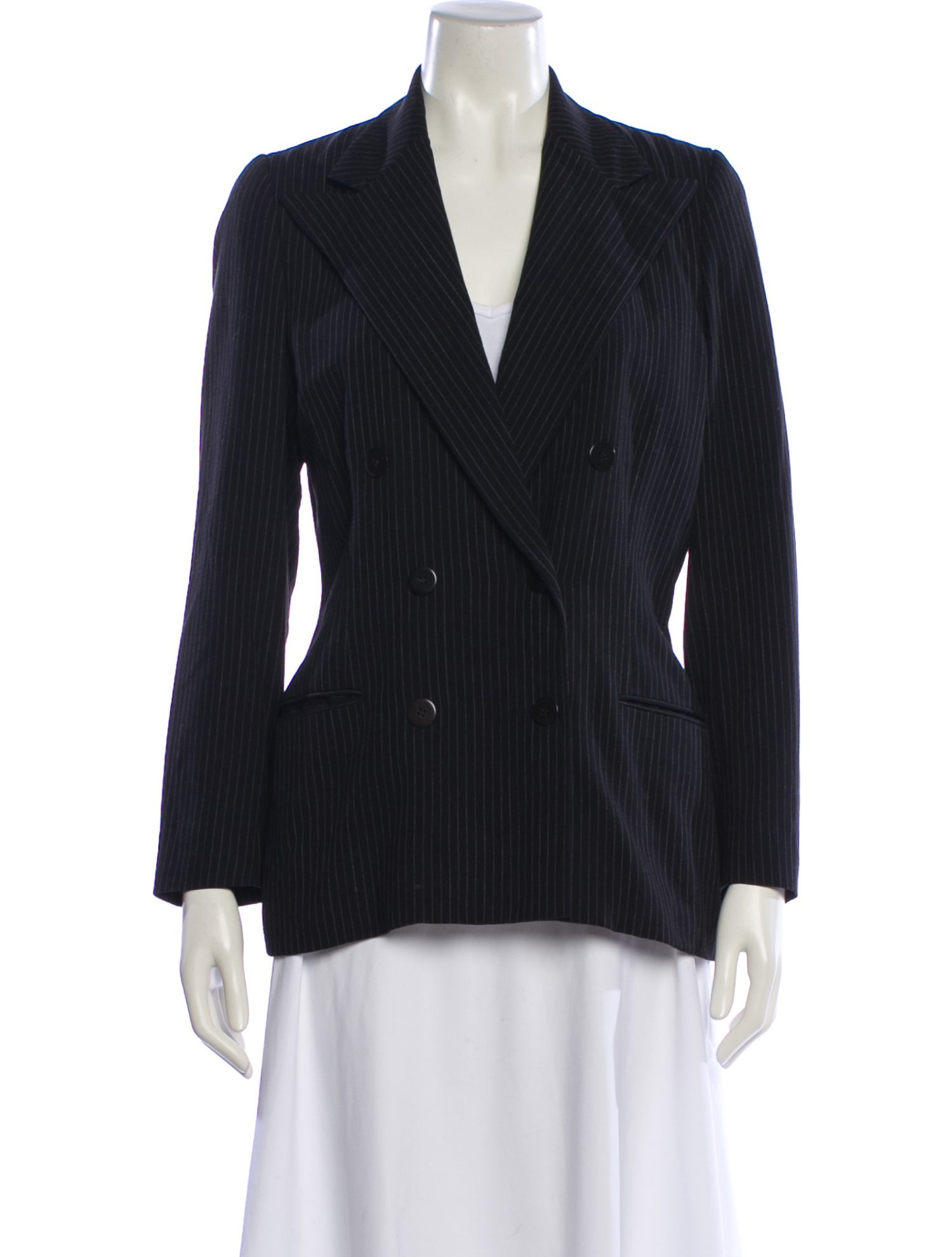 Ralph Lauren Collection Wool Striped Blazer