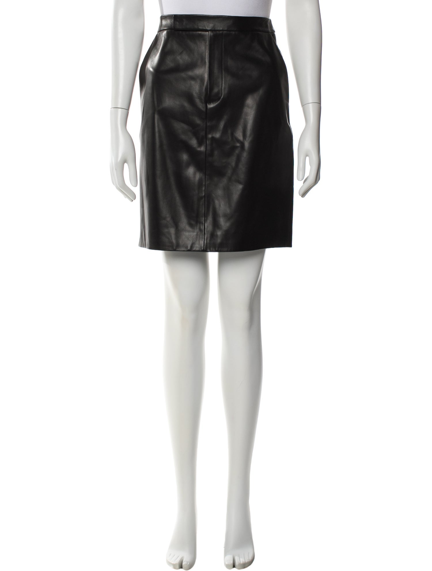 Ralph Lauren Collection Lamb Leather Knee-Length Skirt