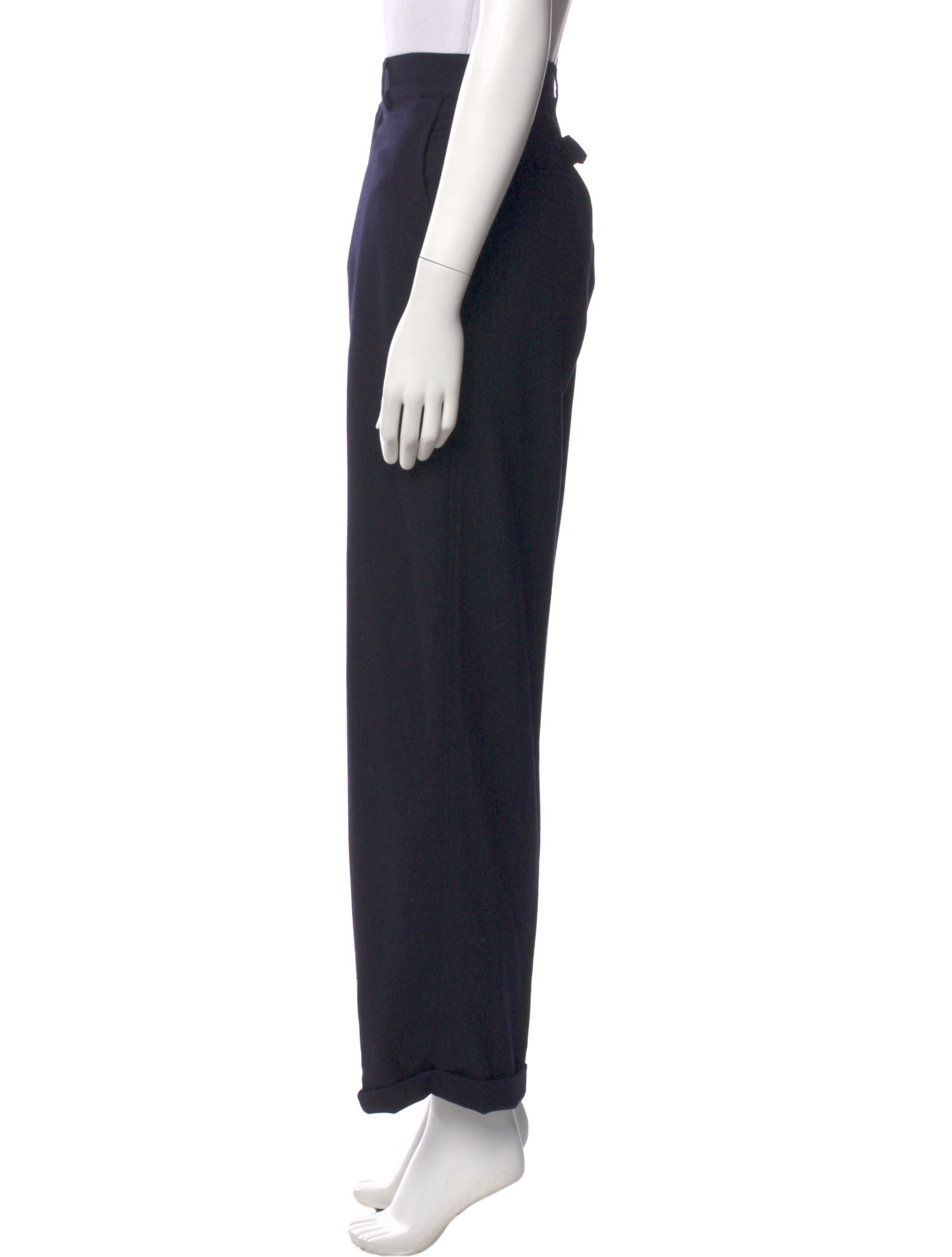 Ralph Lauren Collection Wool Wide Leg Pants