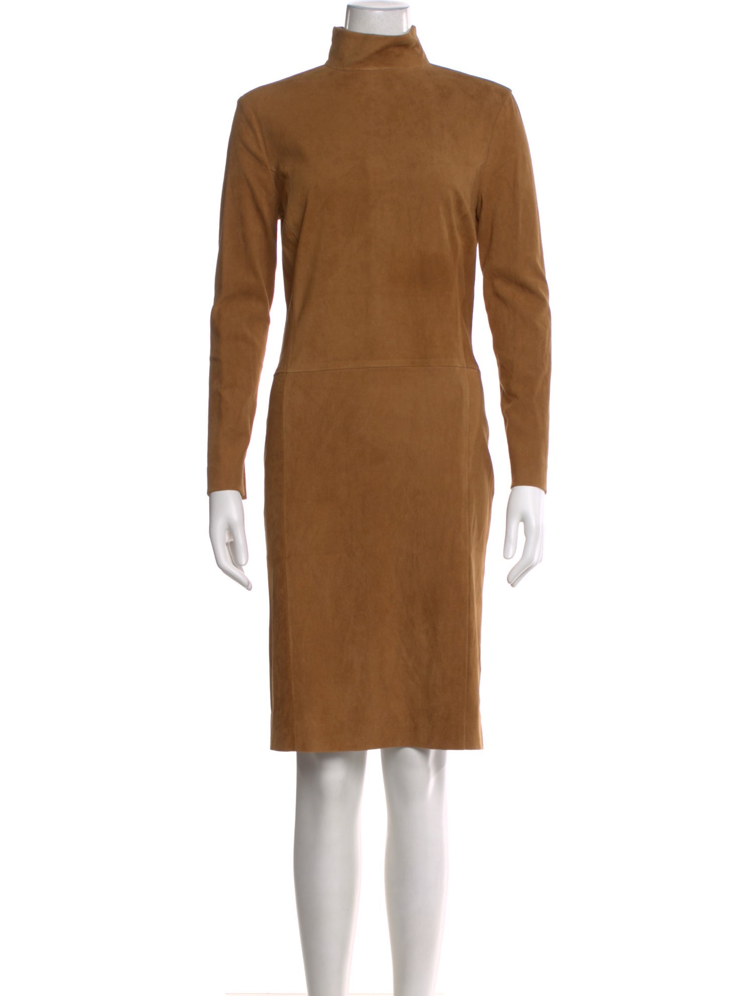 Ralph Lauren Collection Suede Knee-Length Dress