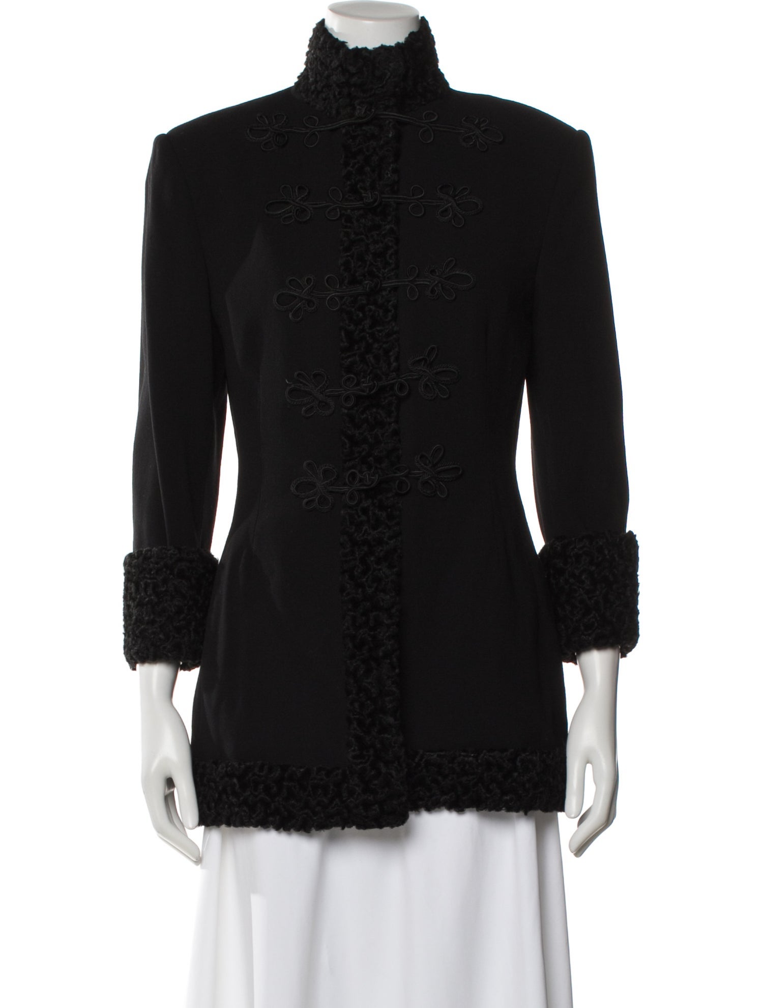 Ralph Lauren Collection Vintage 1990's Faux Fur Jacket