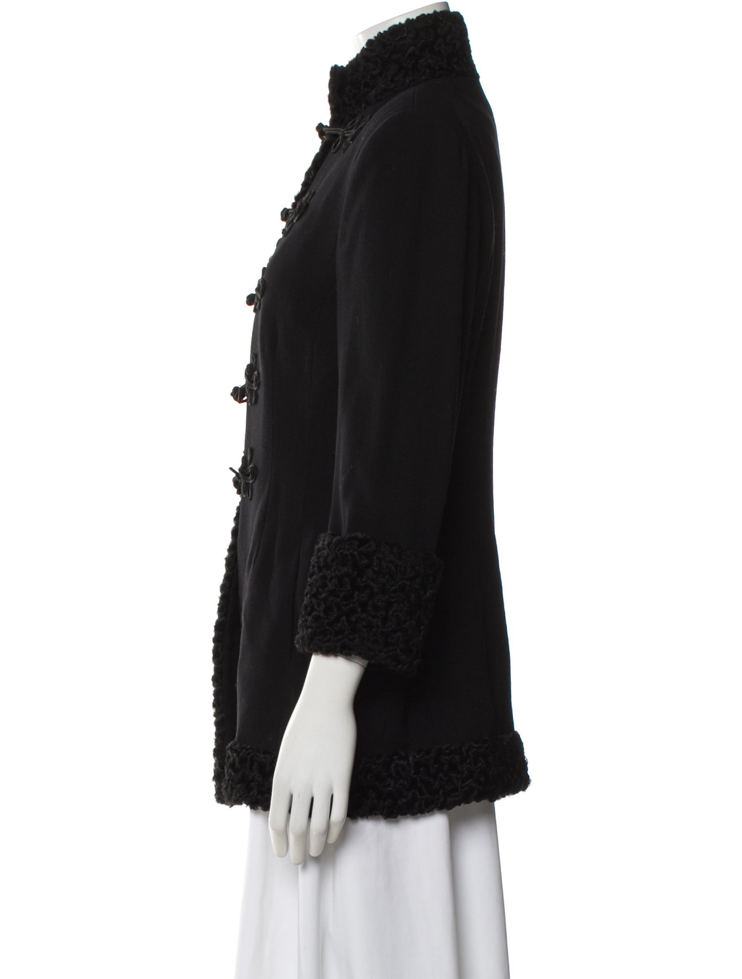 Ralph Lauren Collection Vintage 1990's Faux Fur Jacket