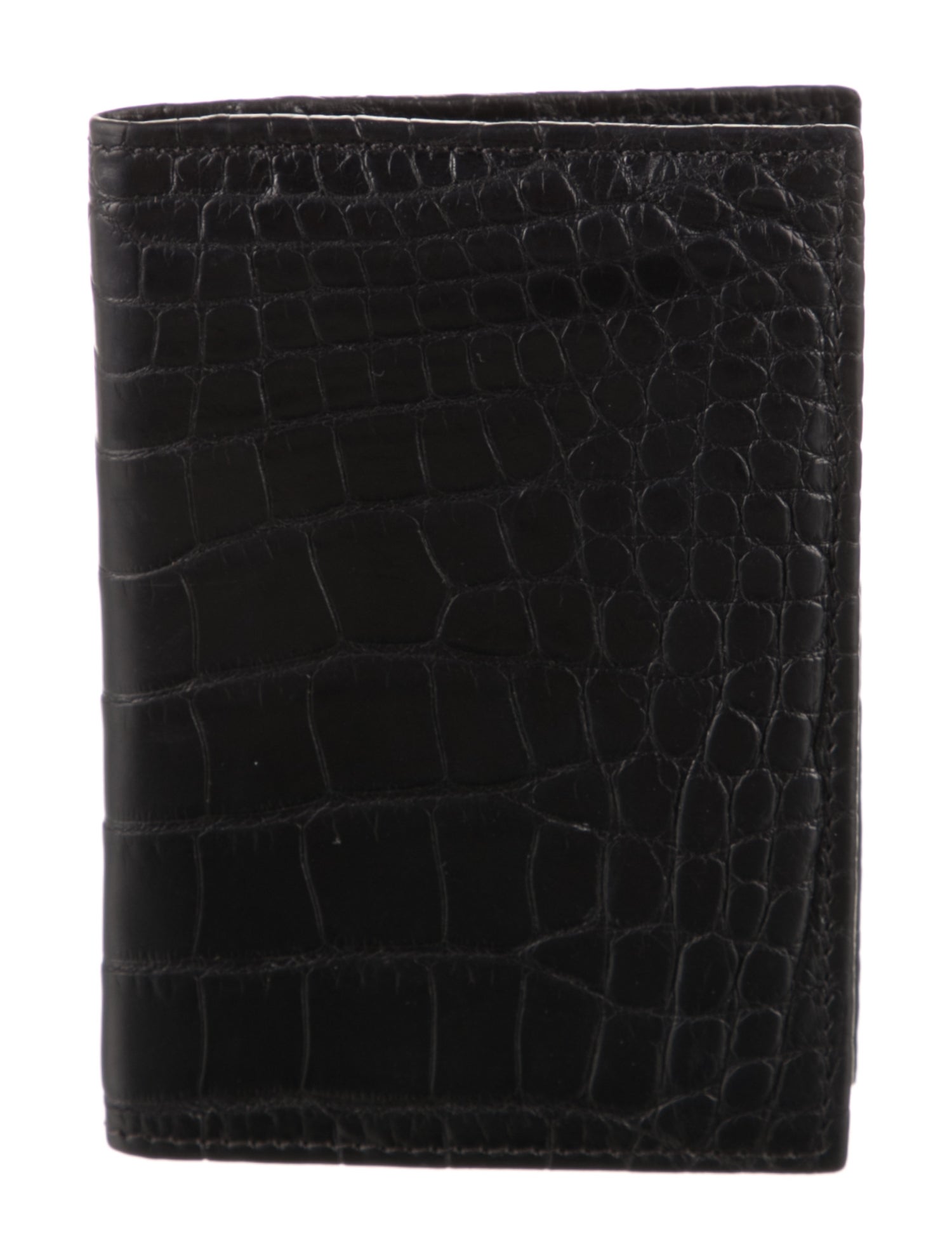 Ralph Lauren Collection Embossed Leather Bifold Wallet