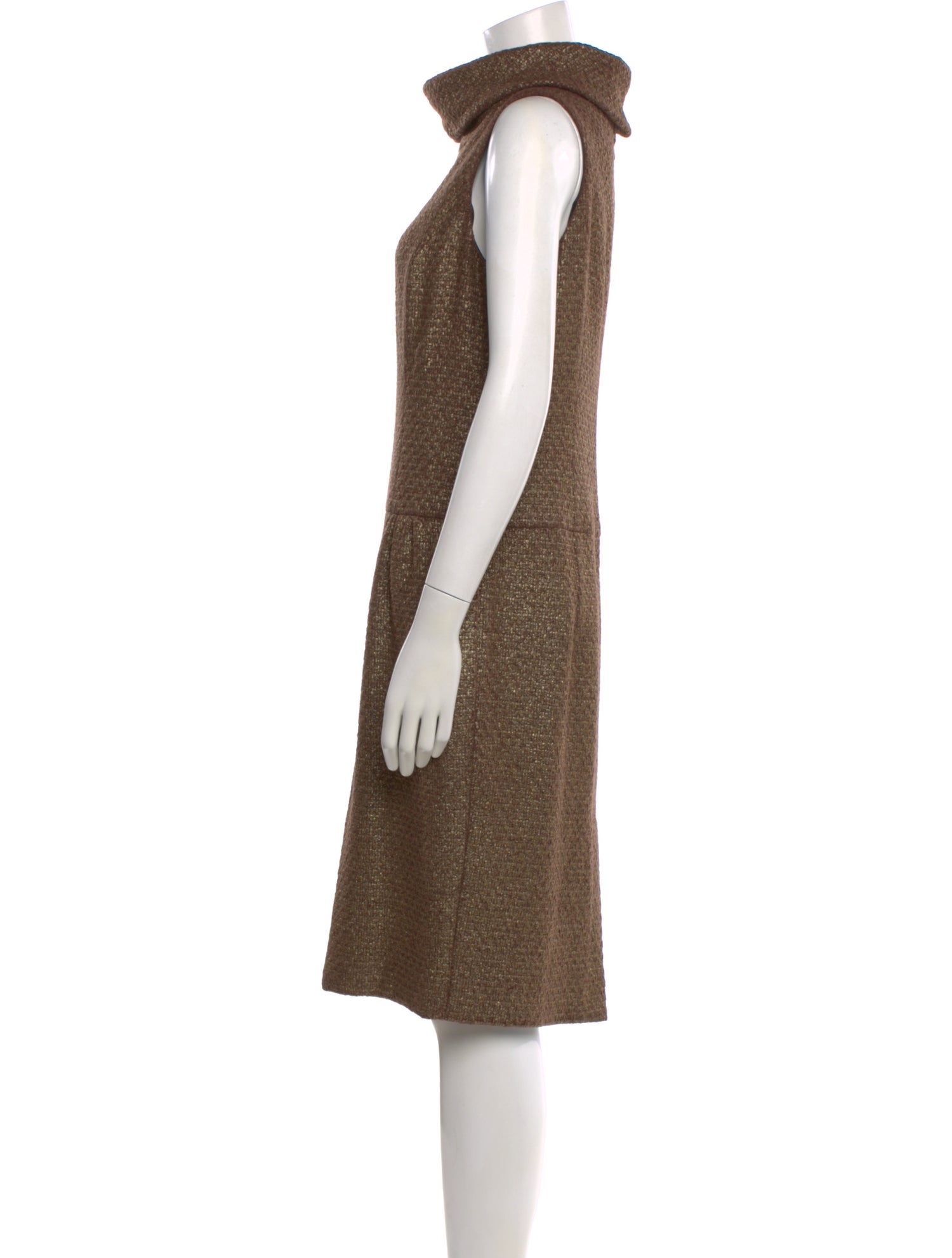 Ralph Lauren Collection Wool Knee-Length Dress