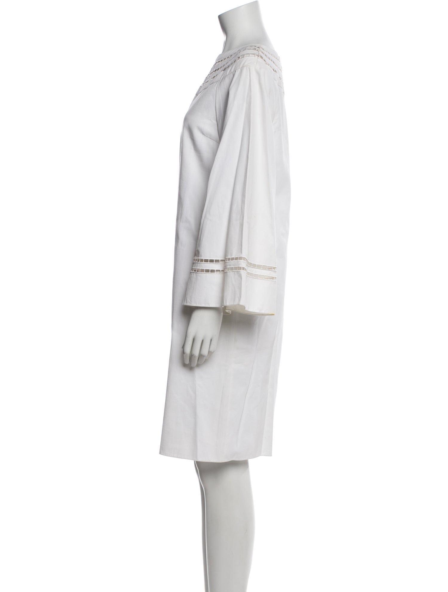 Ralph Lauren Collection Bateau Neckline Knee-Length Dress