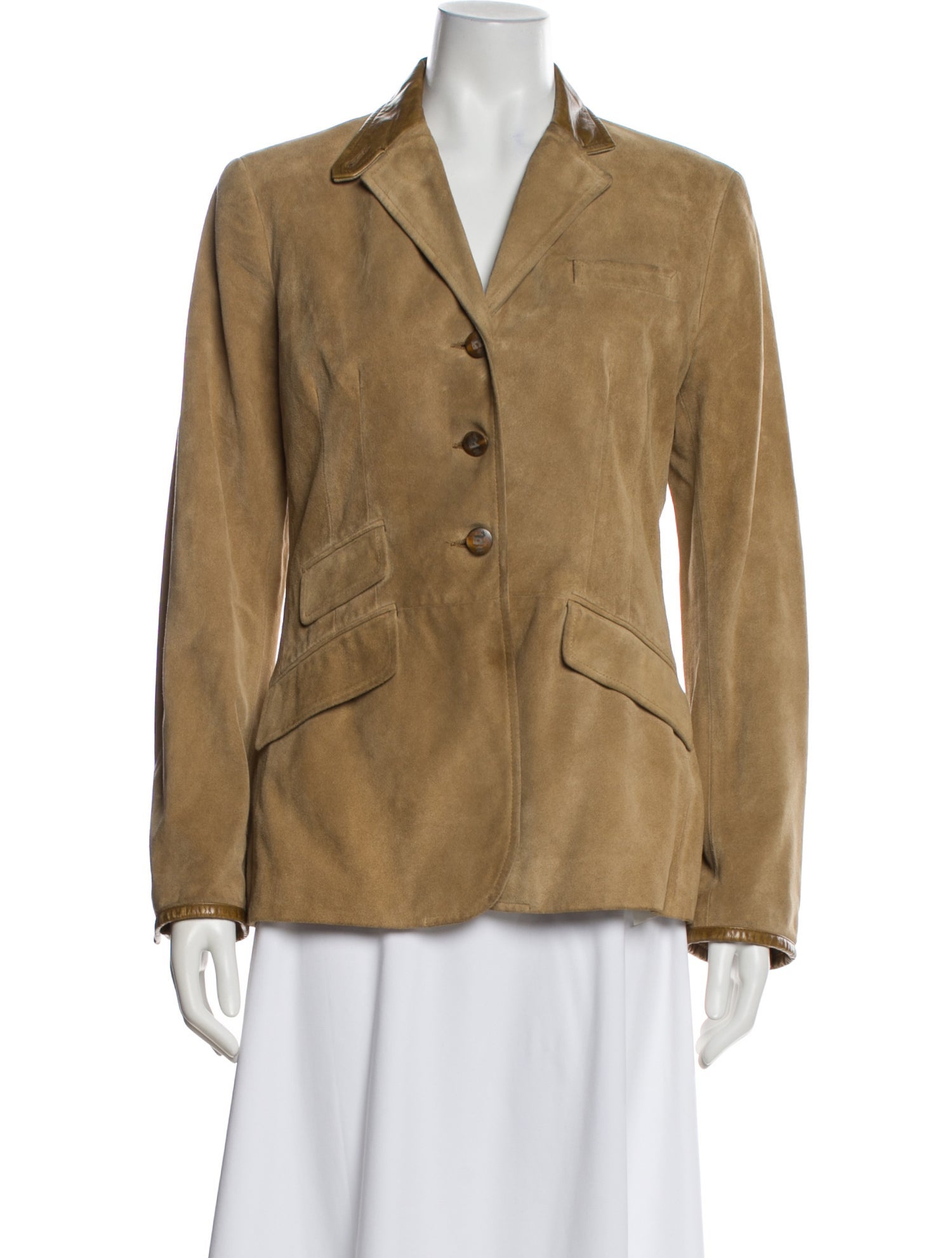 Ralph Lauren Collection Leather Blazer